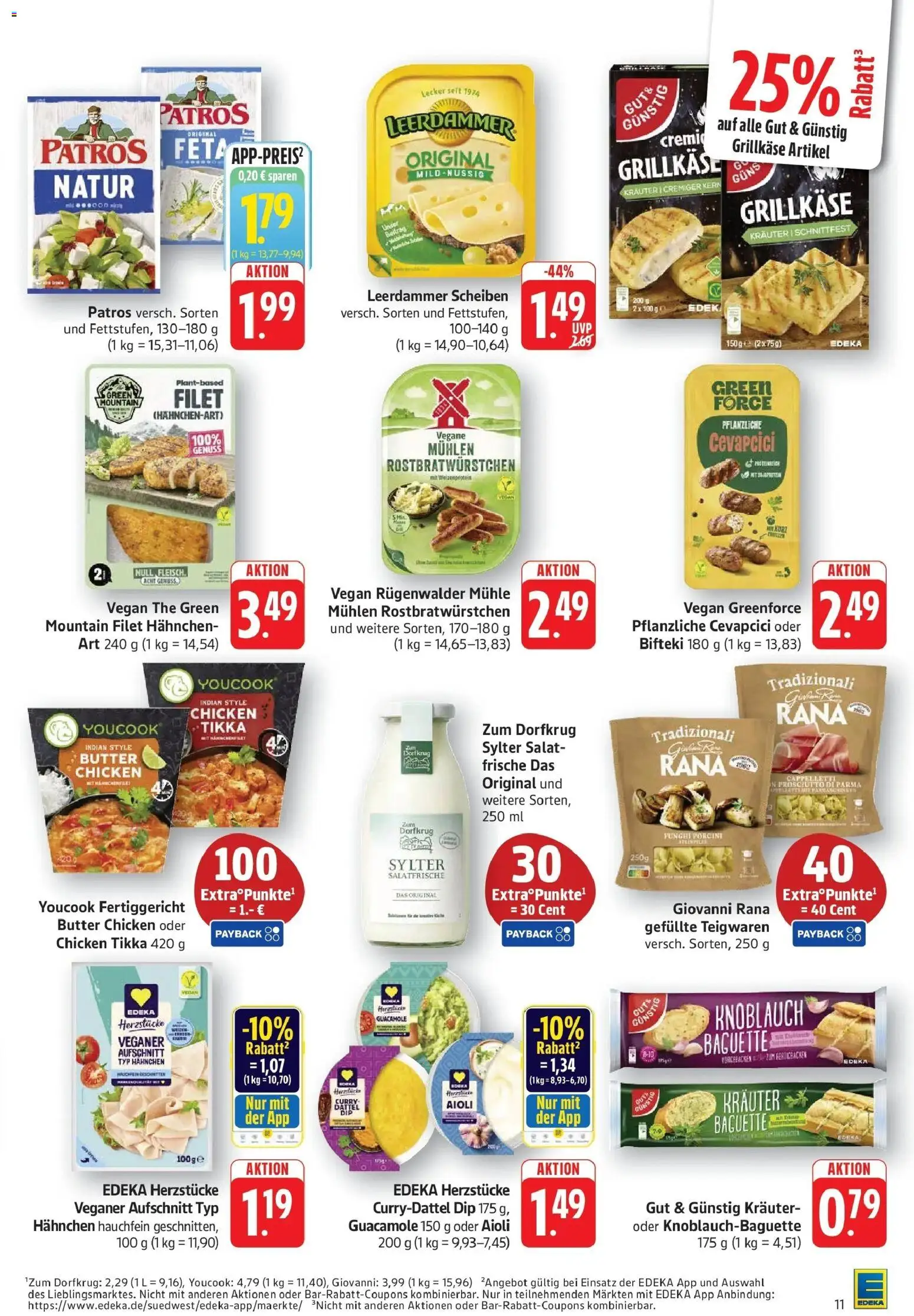 Edeka prospekt Göppingen – gültig ab 13.07.2026 | Seite: 11 | Produkte: Youcook, Baguette, Patros, Leerdammer