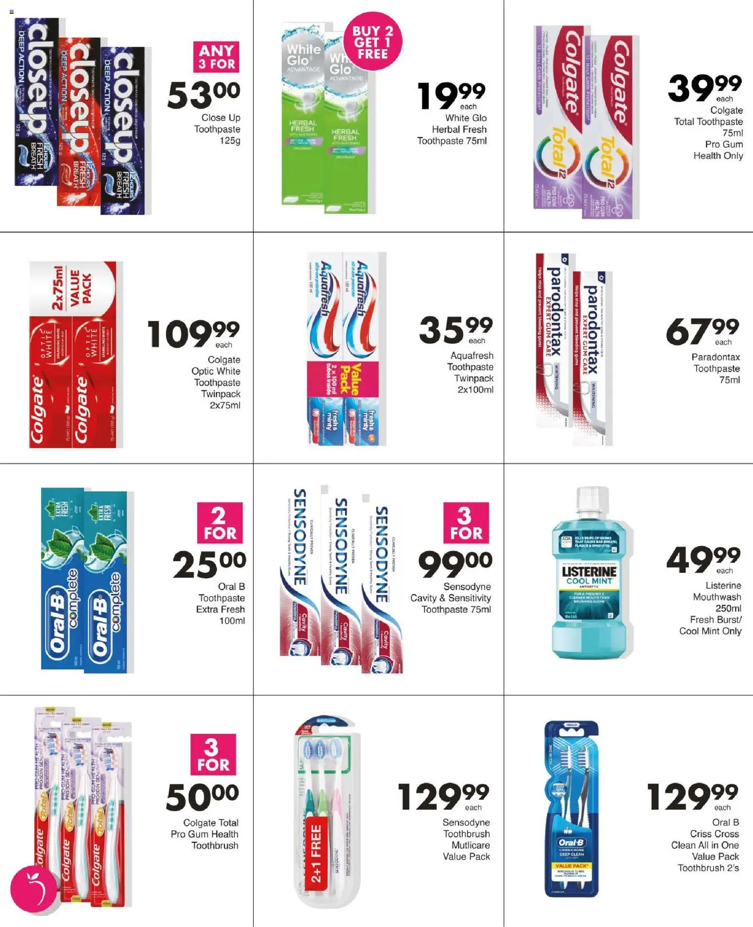 New Save catalogue – valid from 27/08/2026 | Page: 62 | Products: Toothpaste, Mouthwash, Toothbrush