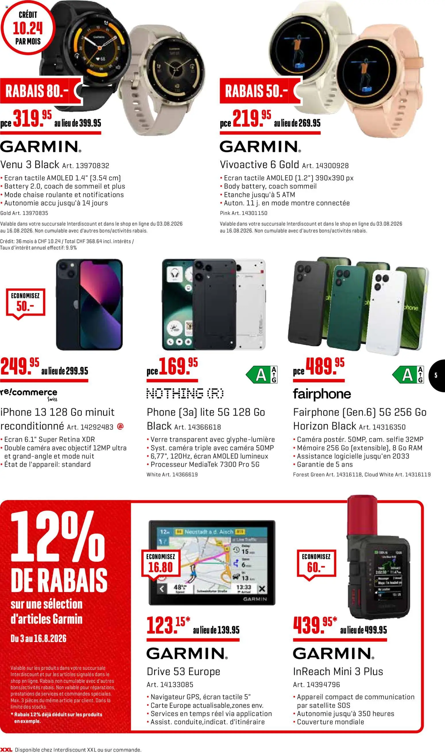 Interdiscount aktionen FR – gültig ab 03.08.2026 | Seite: 5 | Produkte: Iphone