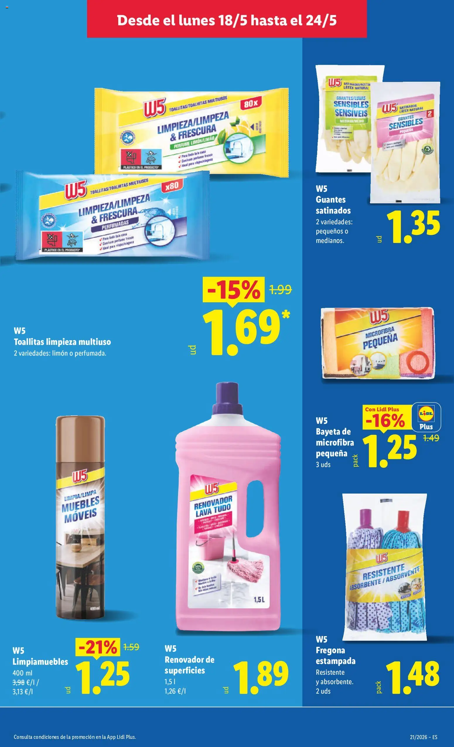 Lidl folleto │ válido desde el 18.05.2026 | Página: 23 | Productos: Perfume, Guantes, Muebles
