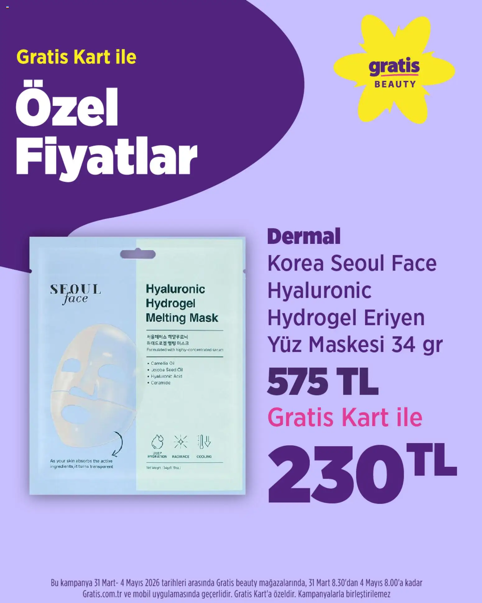 Gratis - Özel Fiyatlar - 31.03.2026 tarihinden itibaren geçerlidir | Sayfa: 4