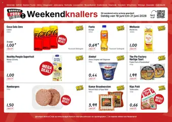 Budget Food folder - Weekendfolder - Voorbeeld van een folder van Budget Food, geldig van 19.06.2026