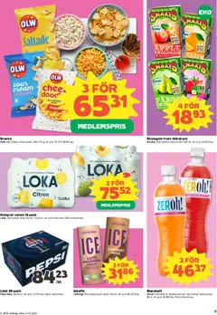Coop Forum erbjudanden - Förhandsvisning av reklamblad från butik Coop Forum aktuell från 27.04.2026 | Sida: 9 | Produkter: Loka, Pepsi, Citron, Mango