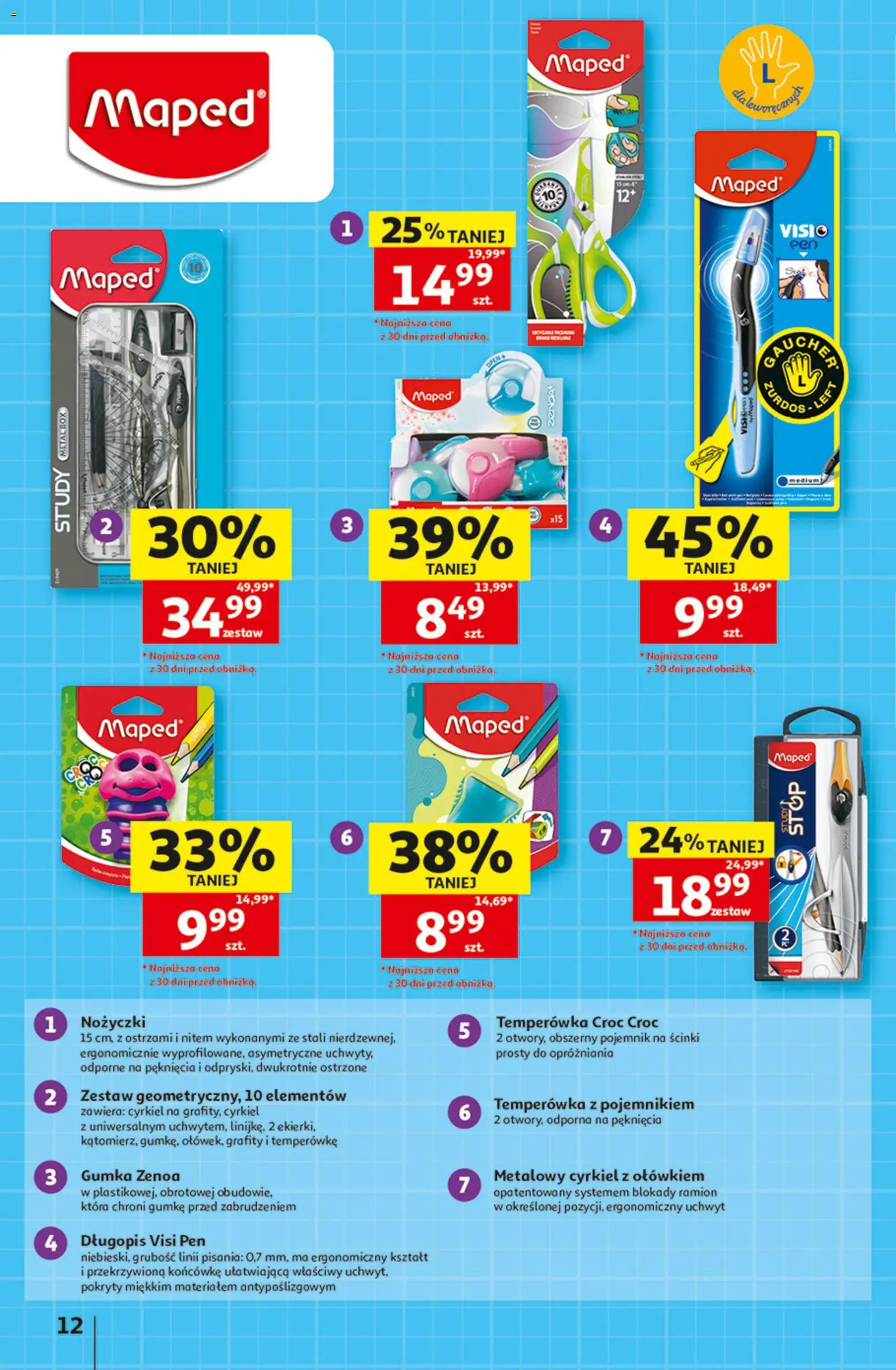 Auchan gazetka - 30 Lat Hipermarket od 23.07.2026 | Strona: 12 | Produkty: Temperówka