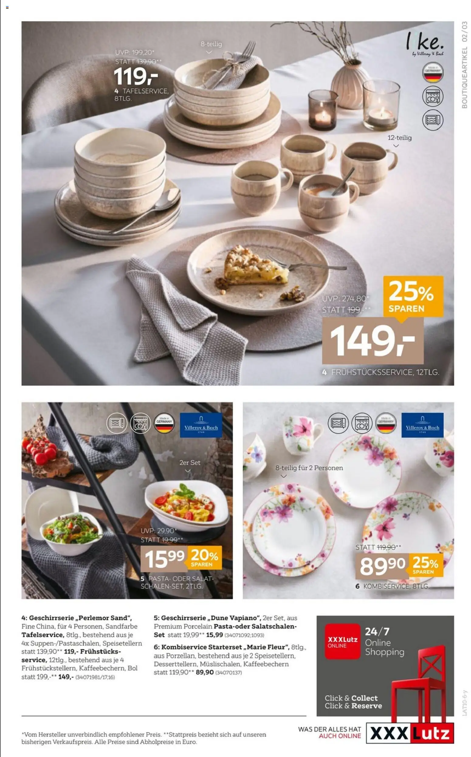 XXXLutz Boutique gültig ab 20.10.2026 | Seite: 2 | Produkte: Pasta, Salat