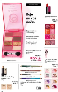 Oriflame katalog April Maj 2026 - pregled Oriflame kataloga - važi od 22.04.2026 | Strana: 54 | Proizvode: Korektor, Sjaj za usne, Pakovanje, Candy