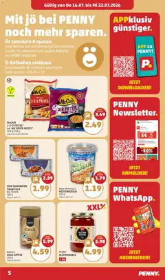 Penny Markt Eröffnung in 3550 Langenlois ab 16.07.2026 gültig | Seite: 5 | Produkte: Zwiebeln, Kaffee