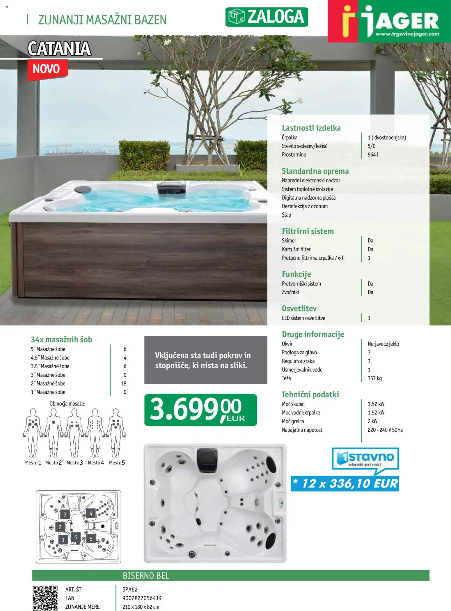 Novi Jager katalog ponudbe – veljaven od 01.10.2026 | Stran: 40 | Izdelki: Črpalka, Teza, Okvir, Podloga