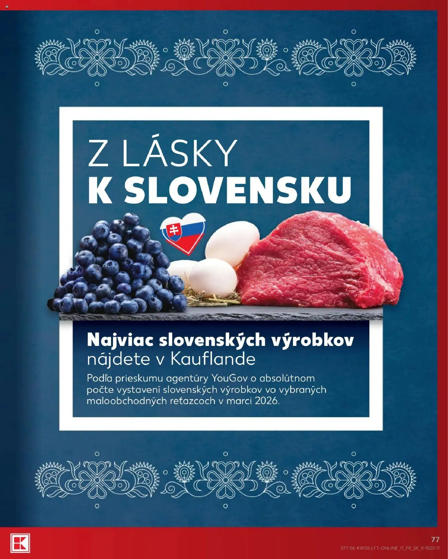 Kaufland SK akciós ujság - amely érvényes a következő dátumtól: 2026.09.17. | Oldal: 77
