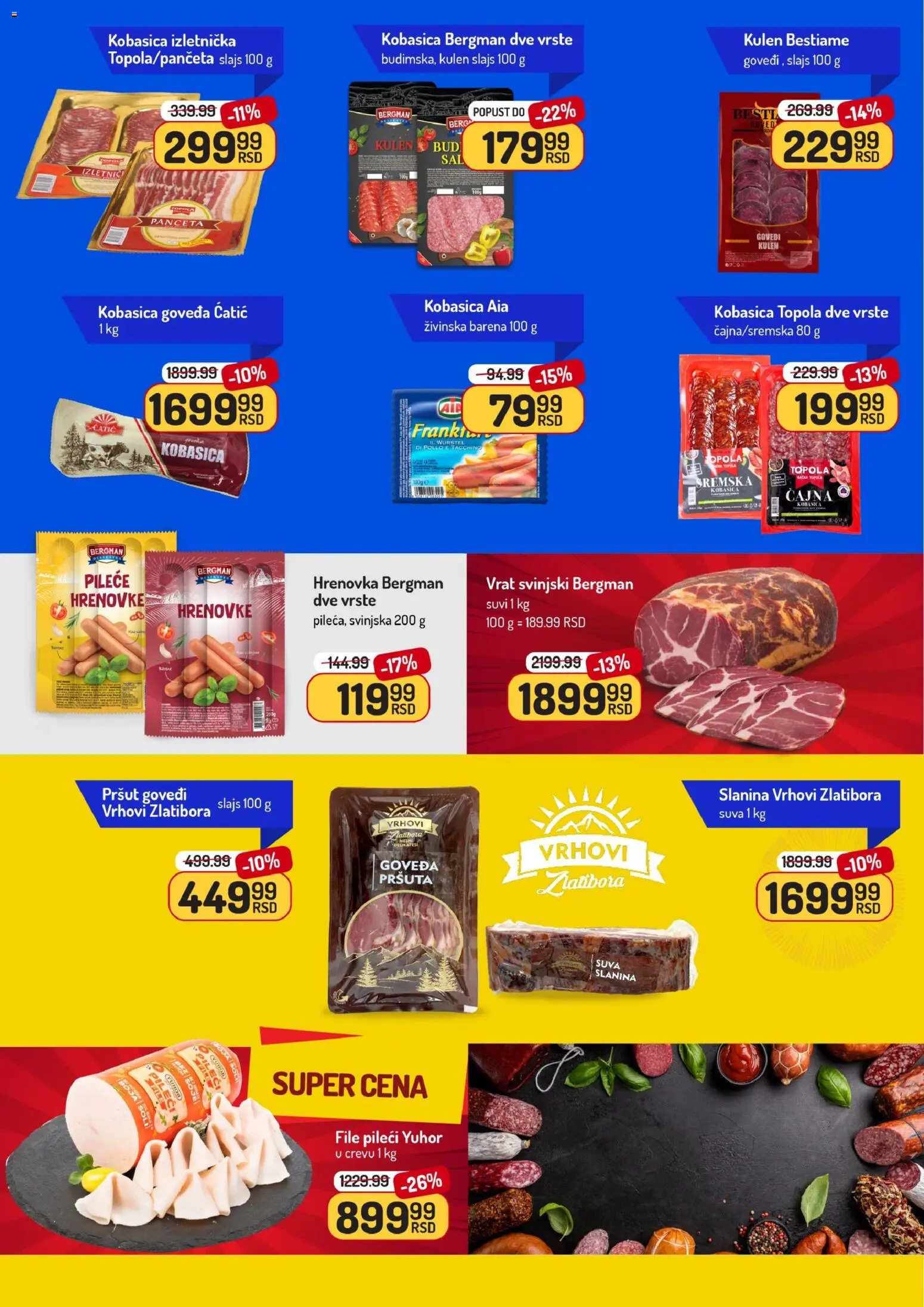 Aman katalog - važi od 11.05.2026 | Strana: 7 | Proizvode: Panceta, Kulen, Slanina, Kobasica