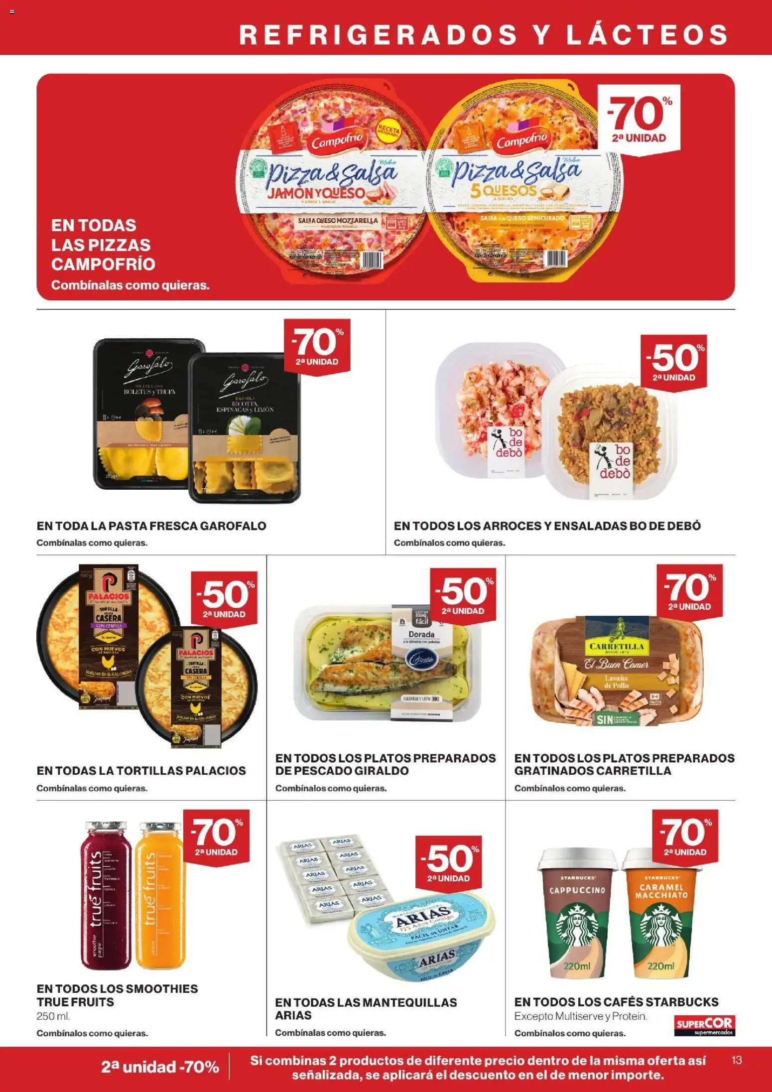 Supercor folleto │ válido desde el 24/09/2026 | Página: 13 | Productos: Huevos, Pizza, Pasta, Pollo