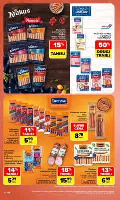 Pogląd oferty "Carrefour gazetka" - ważna od 26.10.2026 | Strona: 18 | Produkty: Kiełbasa, Parówki z szynki, Wędliny, Cielęcina