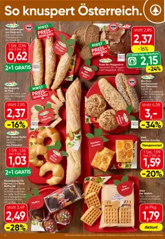 Spar - Flugblatt ab 10.09.2026 gültig | Seite: 12 | Produkte: Baguette, Waffeln, Gebäck, Brot