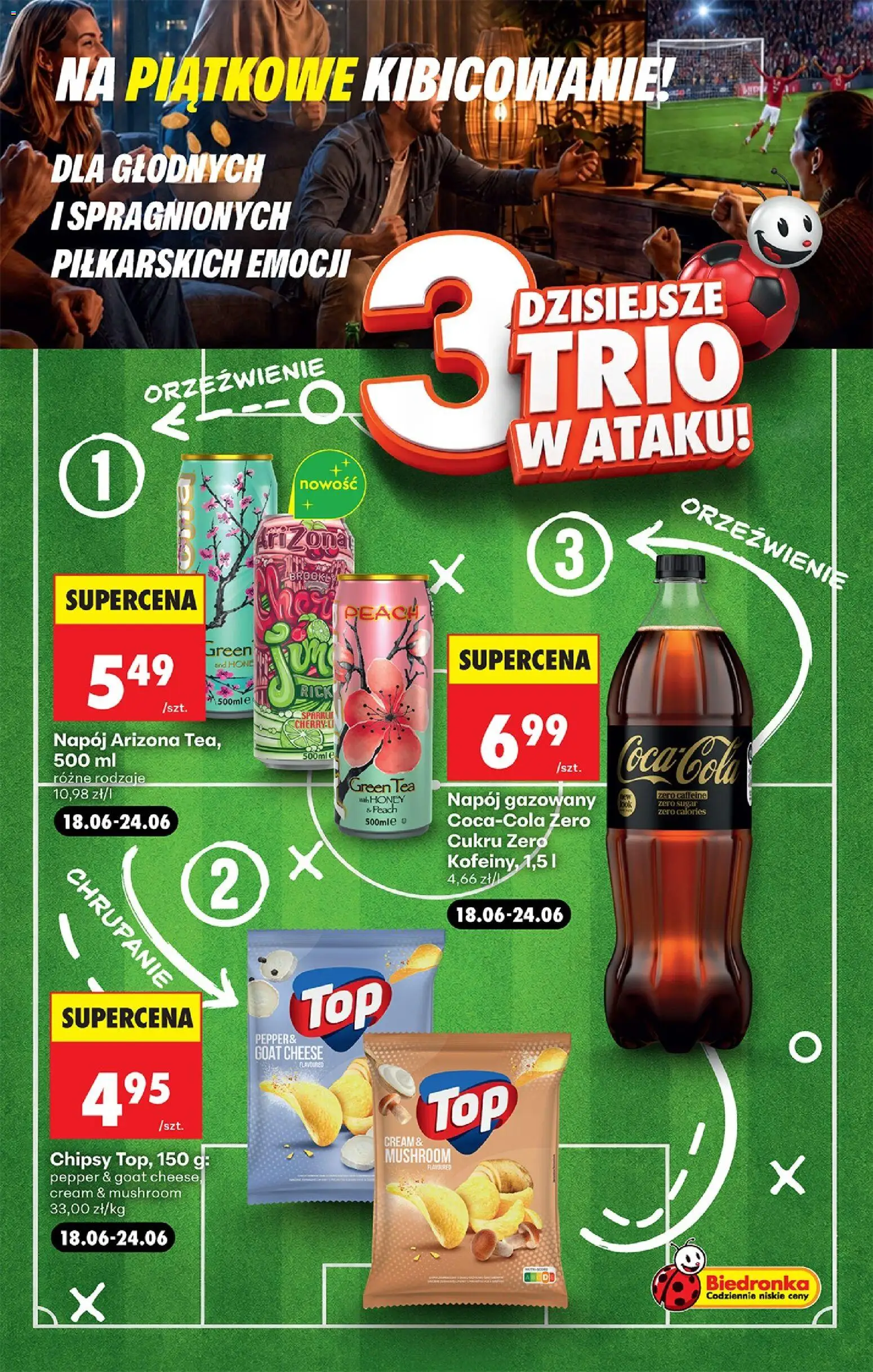 Biedronka Polsko leták - Football oferta od 18.06.2026 | Strana: 1