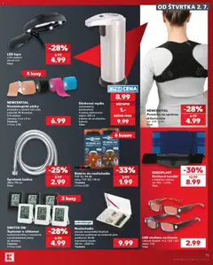 Kaufland leták platný od 02.07.2026 | Strana: 71 | Produkty: Teplomer, Led, Okuliare