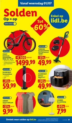Lidl Folder week 27 - Voorbeeld van een folder van Lidl, geldig van 29/06/2026 | Pagina: 23 | Producten: Lamp, Trimmer, Oplader