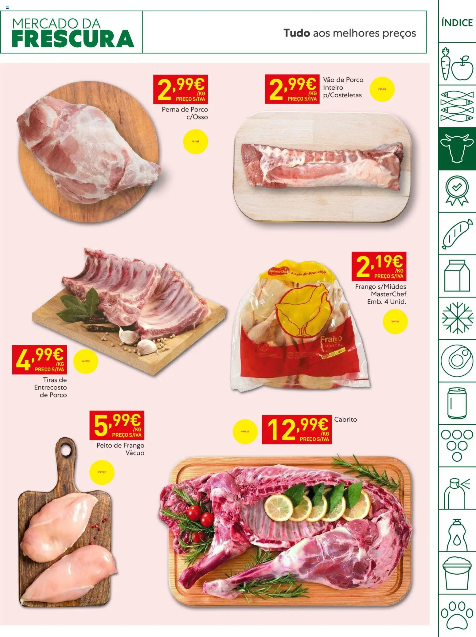 Recheio folheto │ válido de 19.05.2026 | Página: 7 | Produtos: Peito de frango, Frango, Cabrito