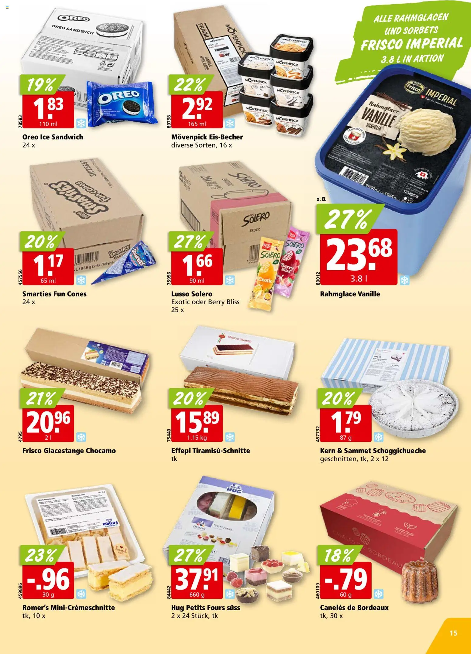 Aligro aktionen Chavannes, Matran, Genf, Sitten – gültig ab 07.09.2026 | Seite: 15 | Produkte: Vanille