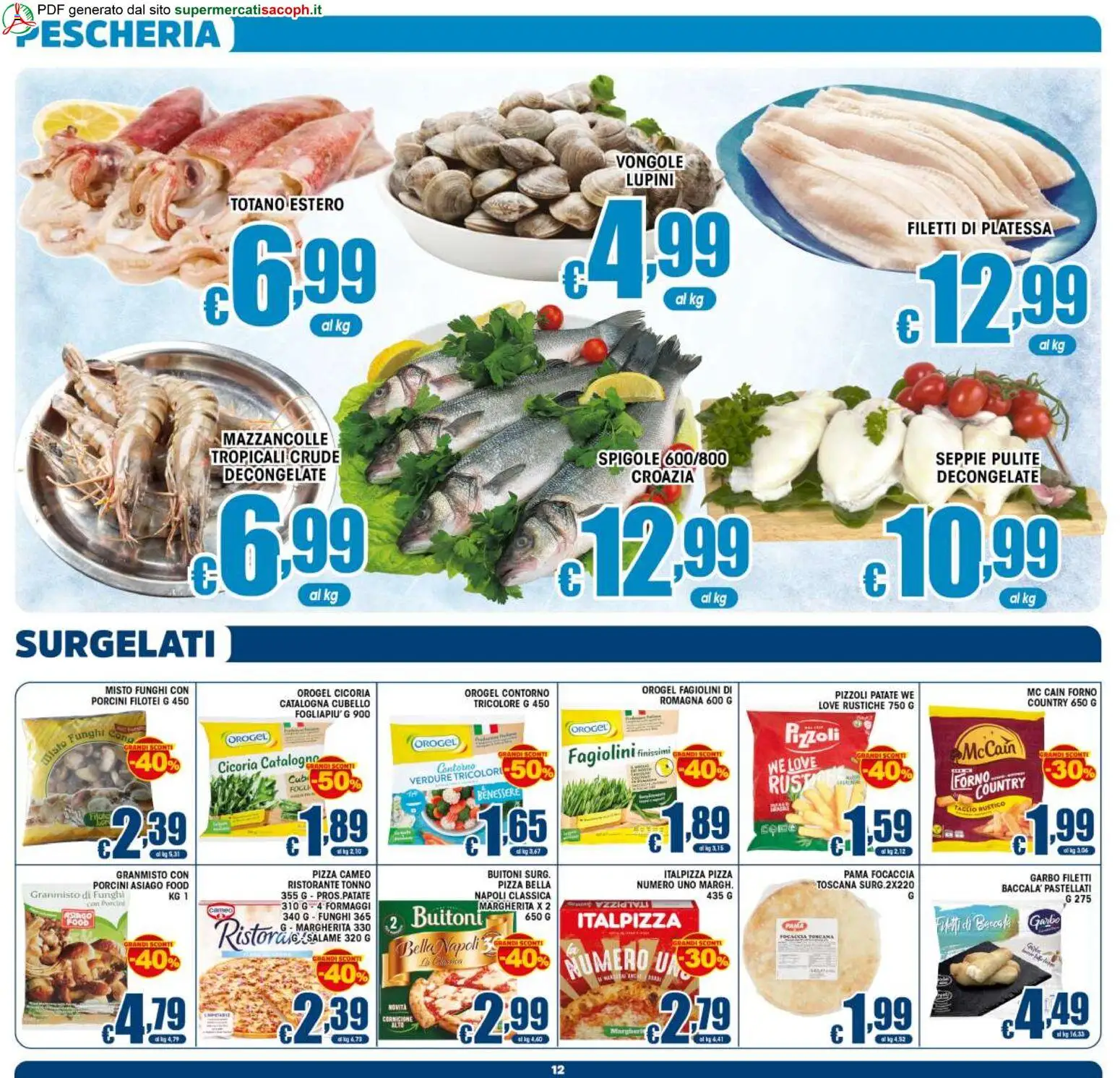 Volantino Sacoph del 02/09/2026 | Pagina: 12 | Prodotti: Lupini, Salame, Focaccia, Totano