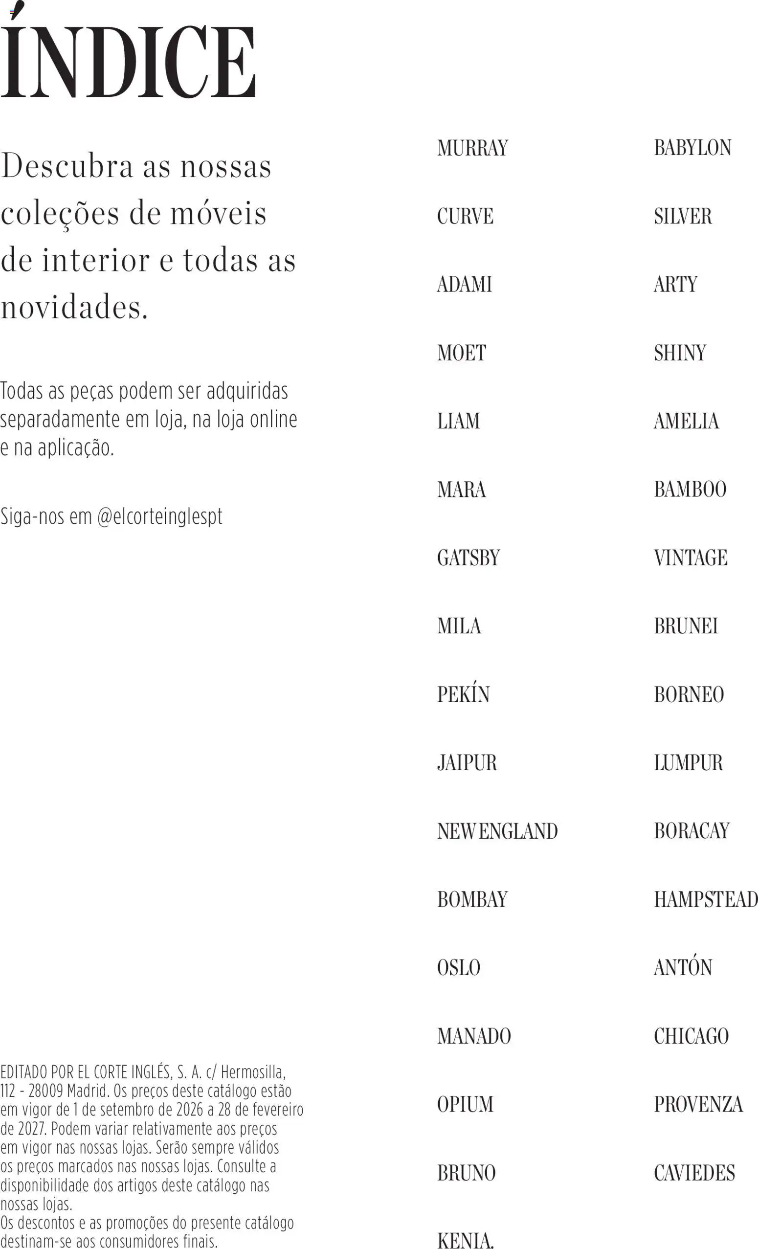 El Corte Ingles folheto Coleções │ válido de 30/10/2026 | Página: 2