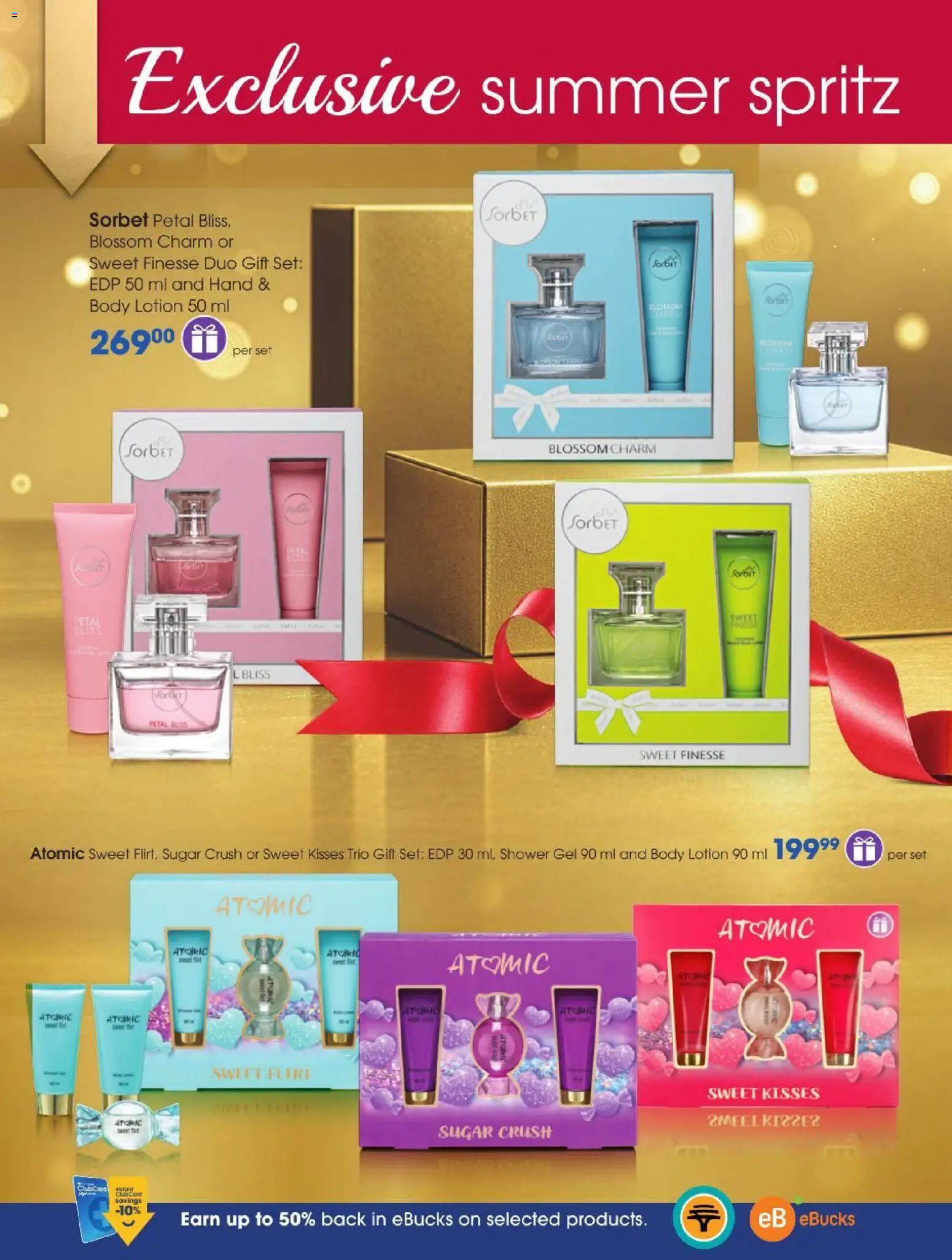 New Clicks catalogue – valid from 27/10/2026 | Page: 12 | Products: Shower, Shower gel, Sugar, Lotion