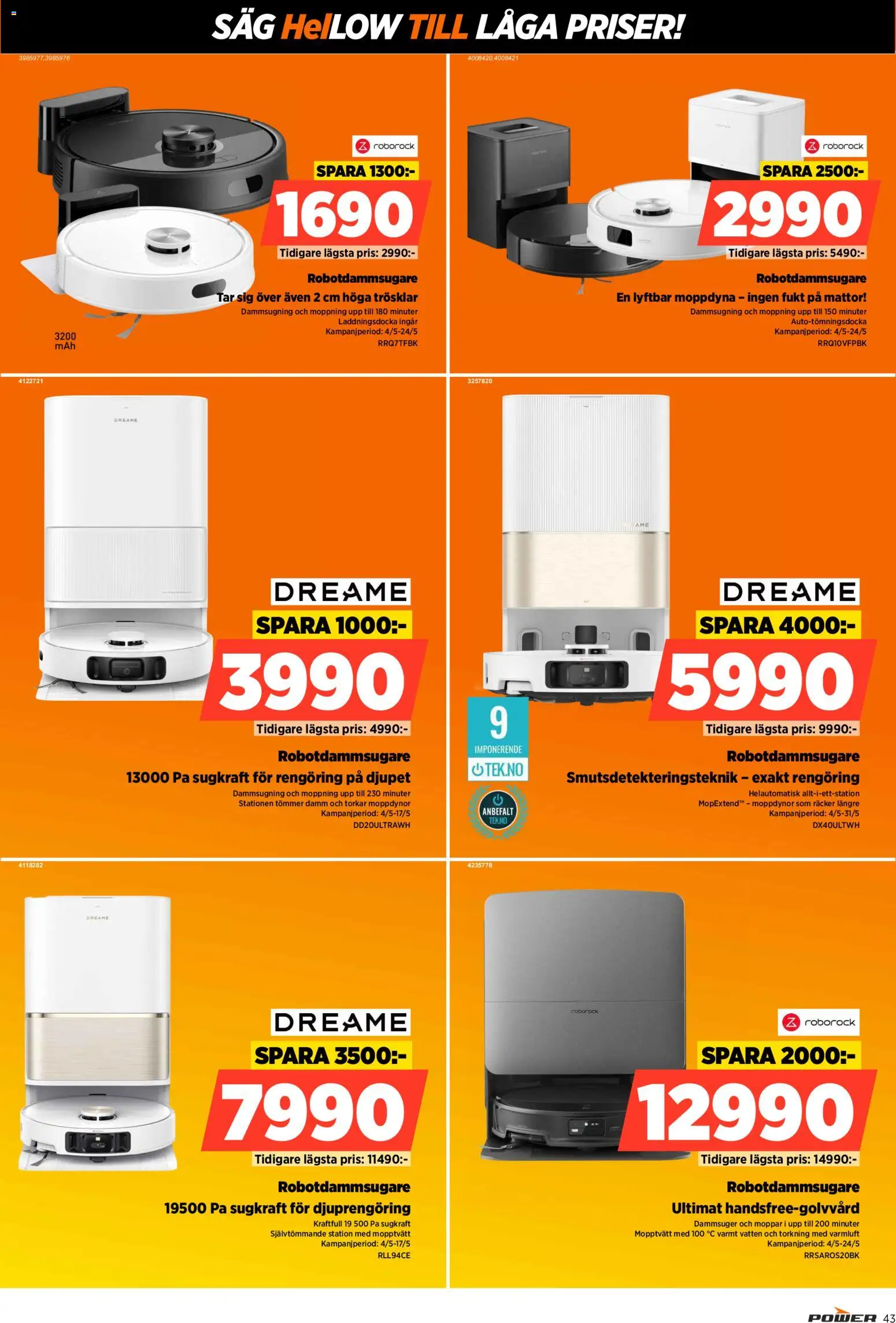 Power reklamblad aktuell från 04.05.2026 | Sida: 43
