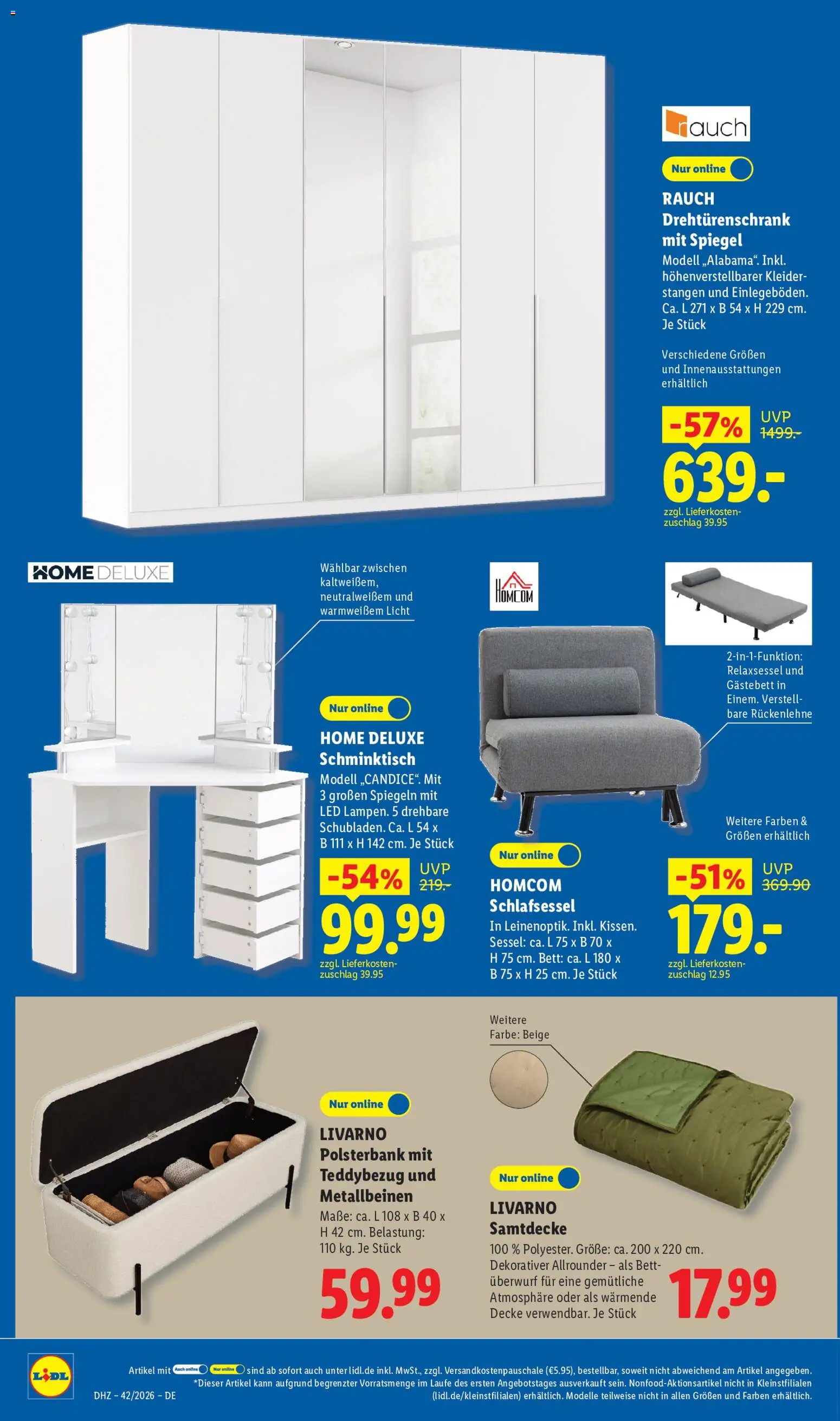 Lidl Německo leták od 12.10.2026 | Strana: 28 | Produkty: Deluxe, LED