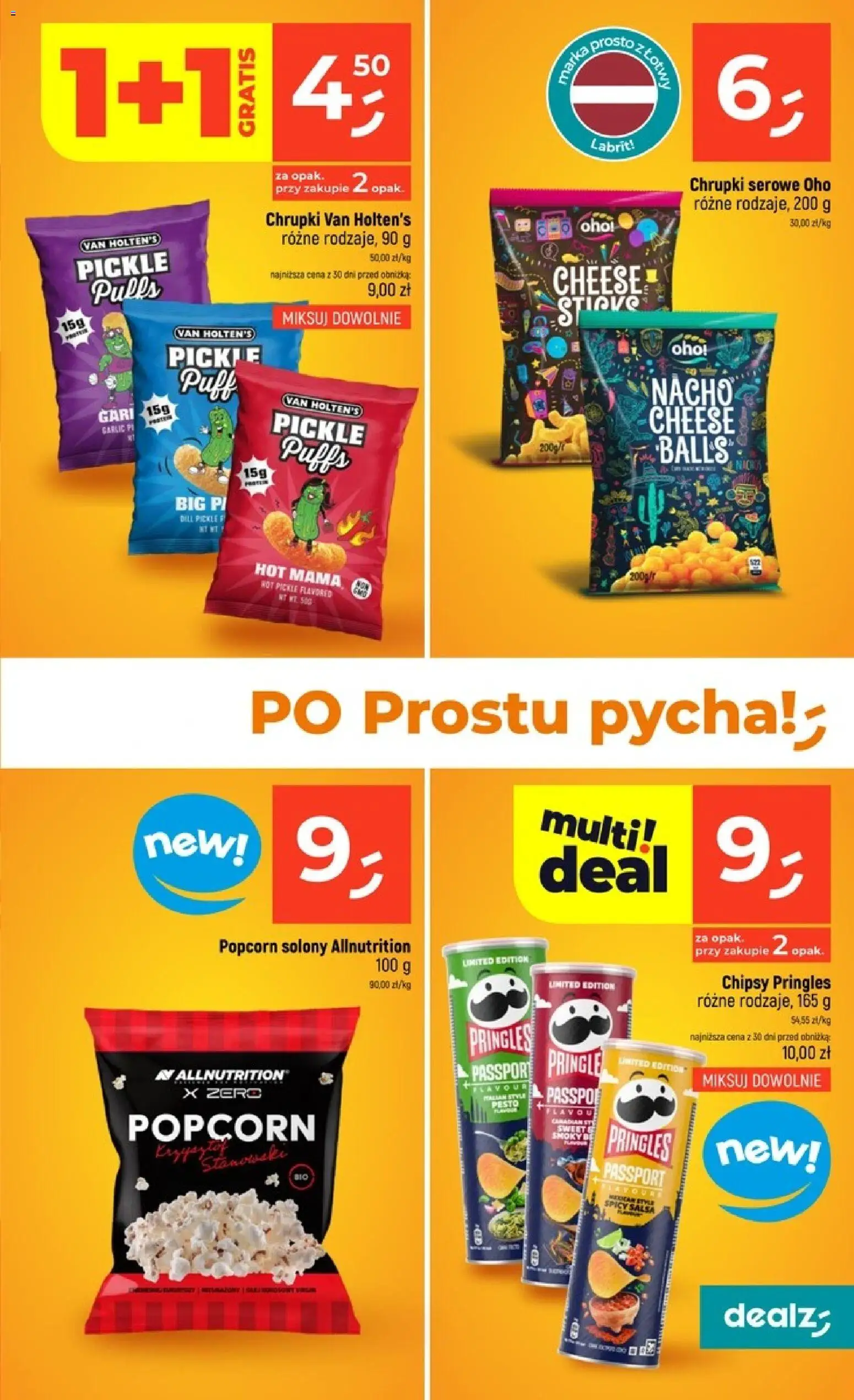 Dealz gazetka od 24.09.2026 | Strona: 29 | Produkty: Chipsy, Chrupki, Chrupki serowe, Chipsy pringles