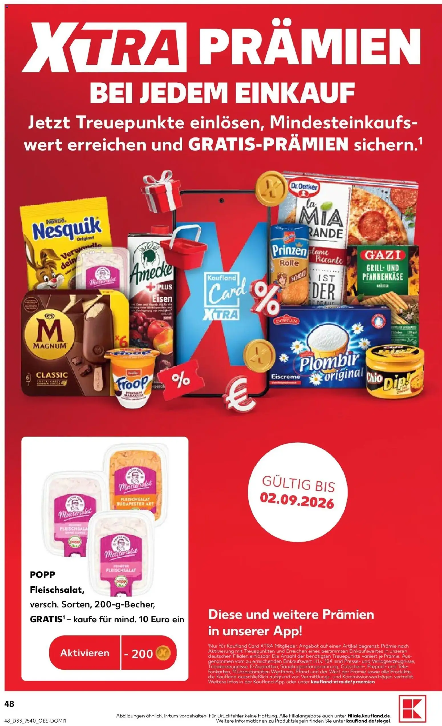 Prospekt Kaufland ab 10.08.2026 » Angebote Online zum Blättern | Seite: 57 | Produkte: Grill, Nesquik, Presse, Eiscreme