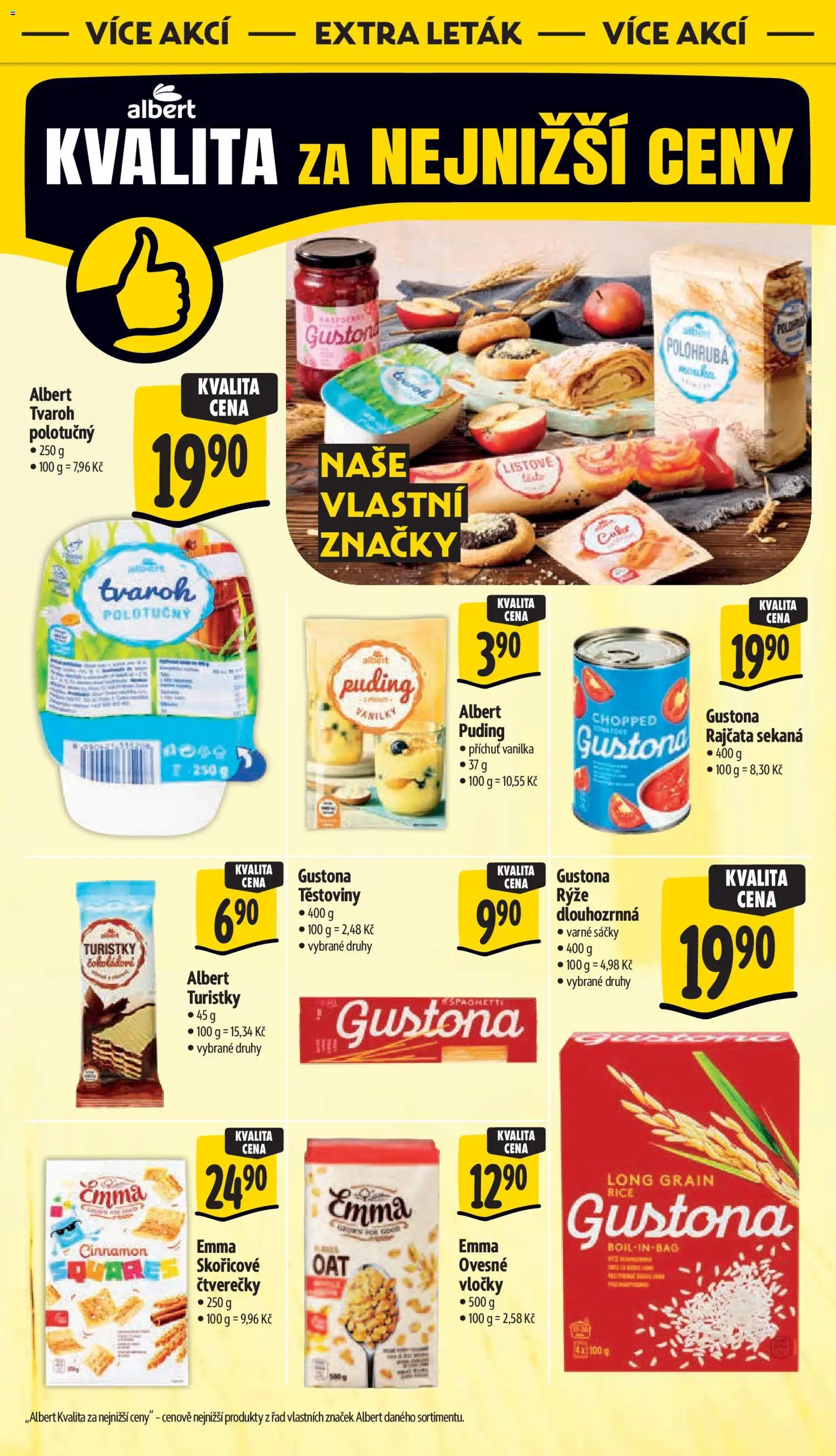Albert leták - Supermarket od 19.08.2026 | Strana: 40 | Produkty: Rajčata, Sekaná, Vanilka, Ovesné vločky