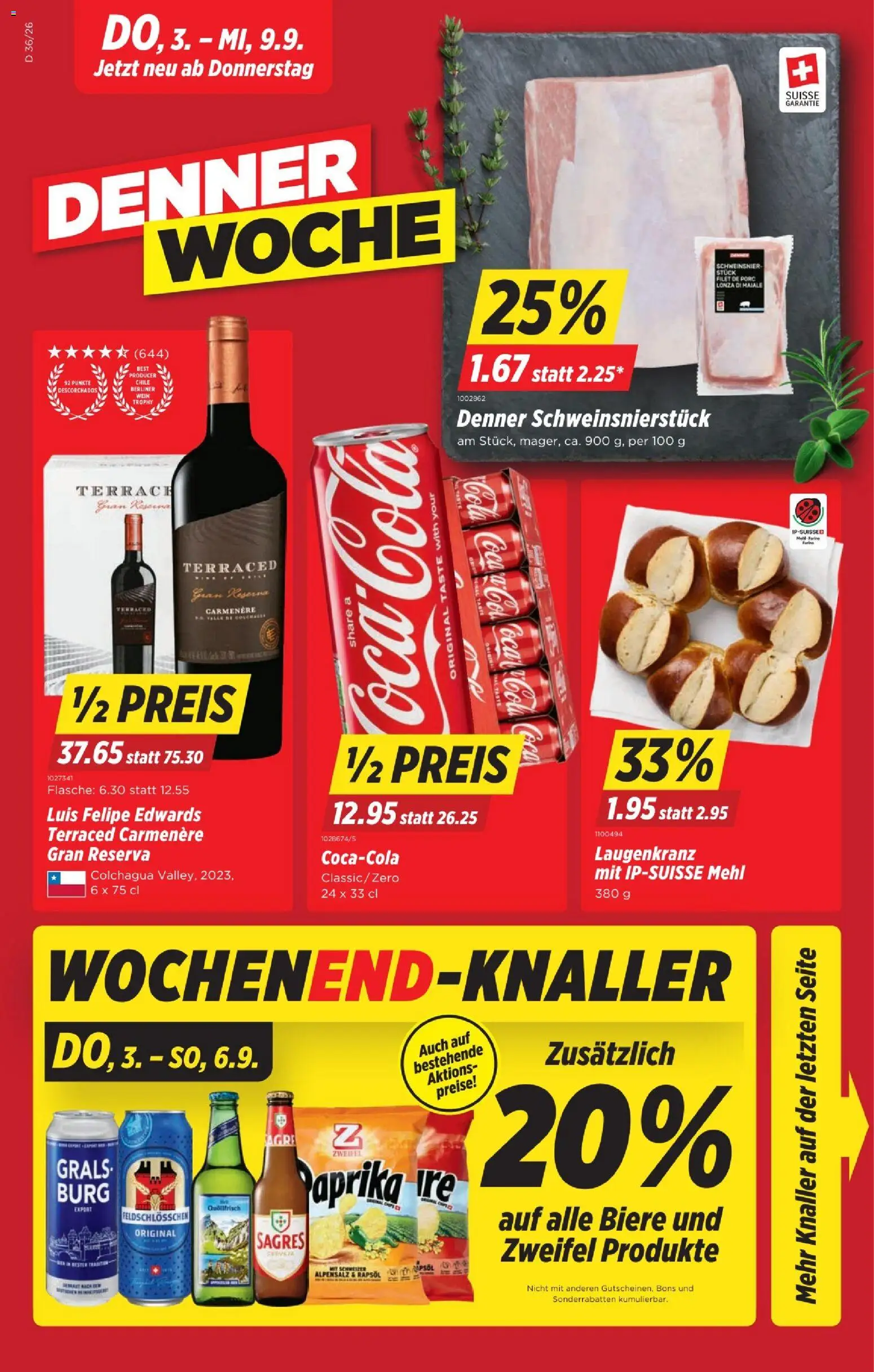Denner aktionen – gültig ab 03.09.2026 | Seite: 1