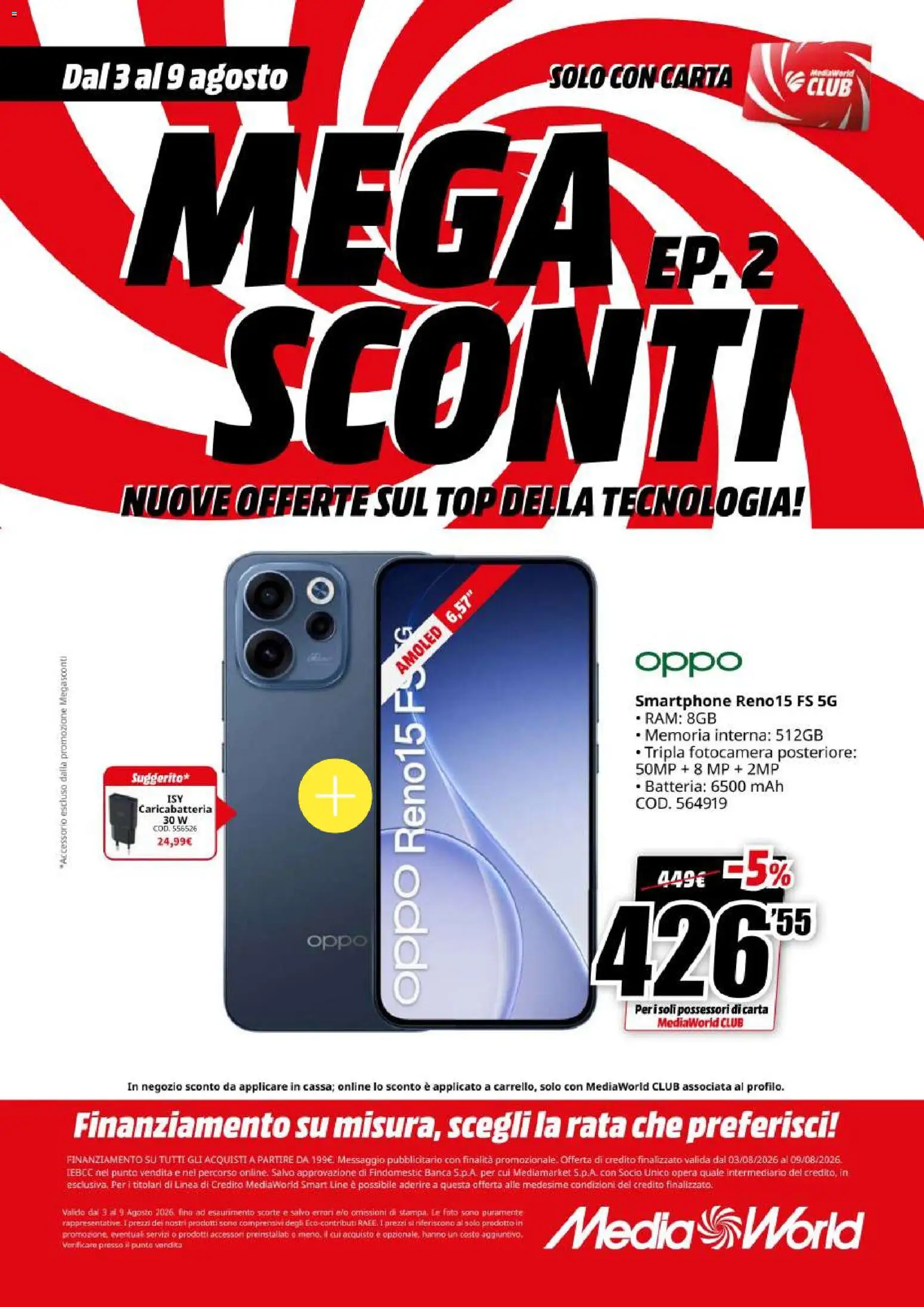 Volantino Media World del 03/08/2026 | Pagina: 4