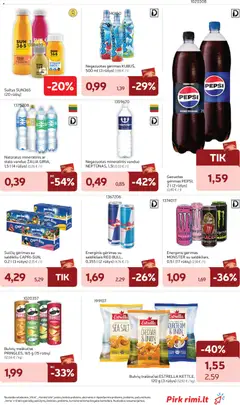 Rimi leidinys galioja nuo 05.05.2026 | Puslapis: 29 | Prekių: Energinis gėrimas, Sultys, Traškučiai, Mineralinis vanduo