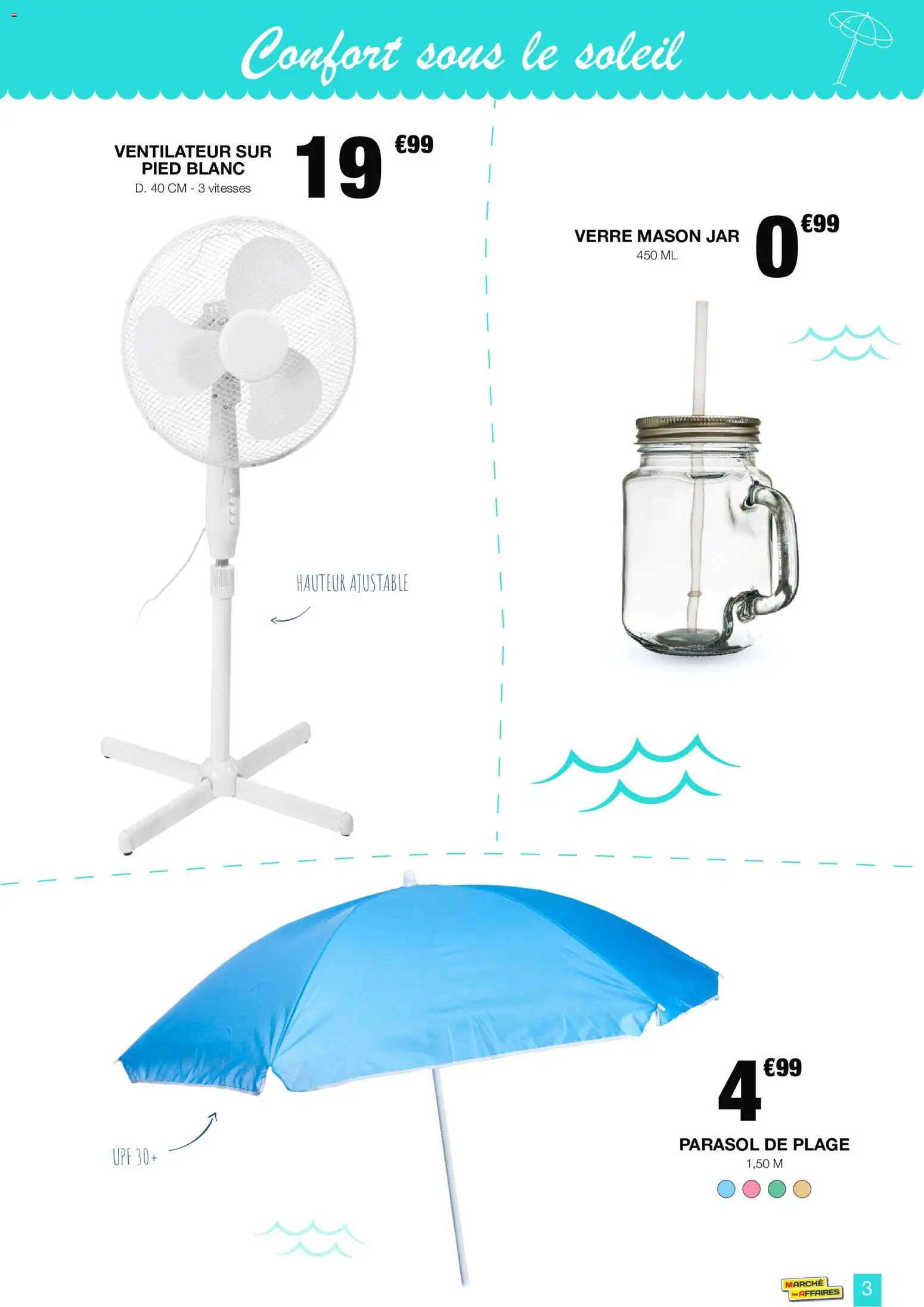 {H1} | Page: 3 | Produits: Ventilateur sur pied, Ventilateur, Parasol