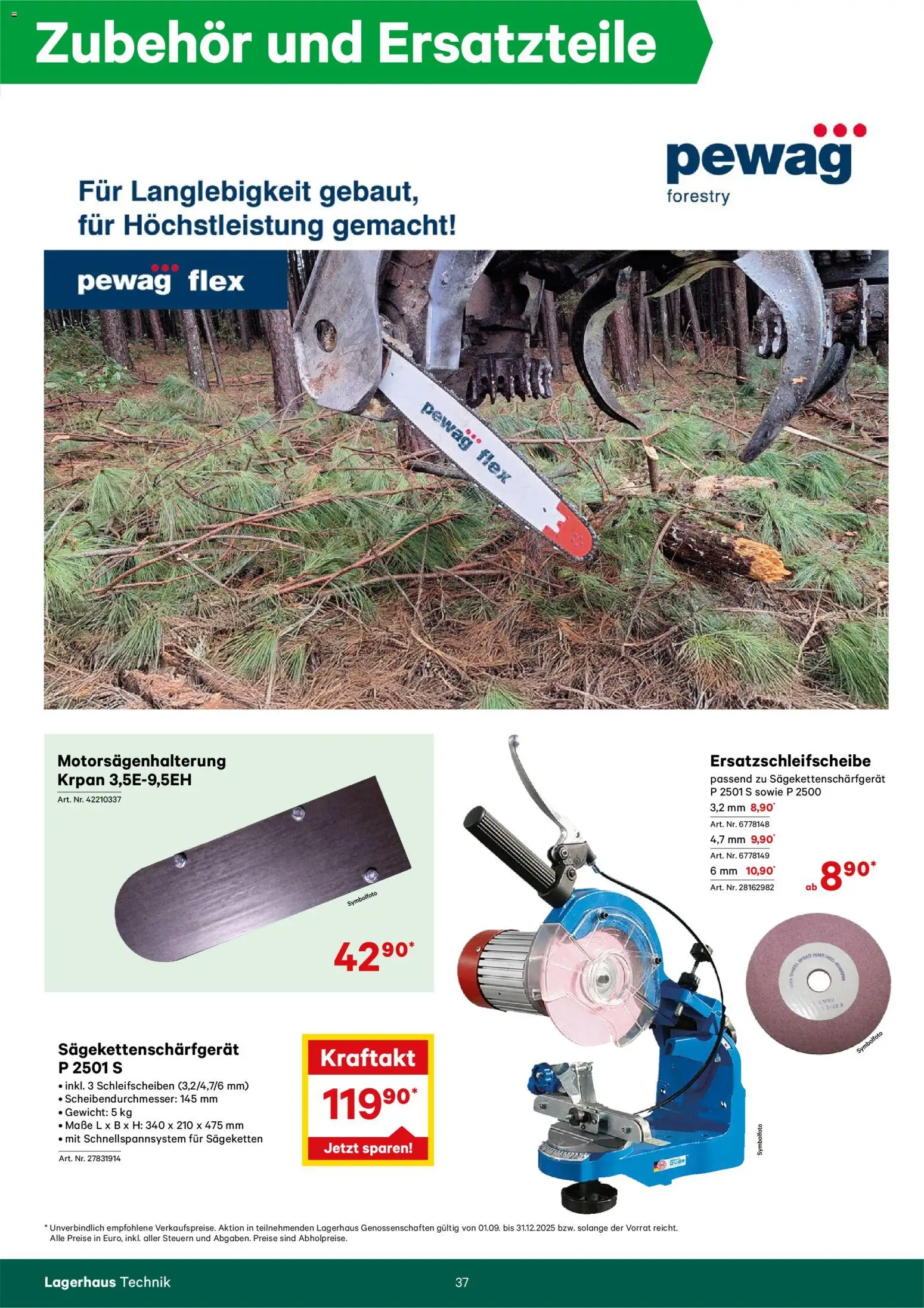 Lagerhaus Forstkatalog gültig ab 01.01.2025 | Seite: 37 | Produkte: Gewicht