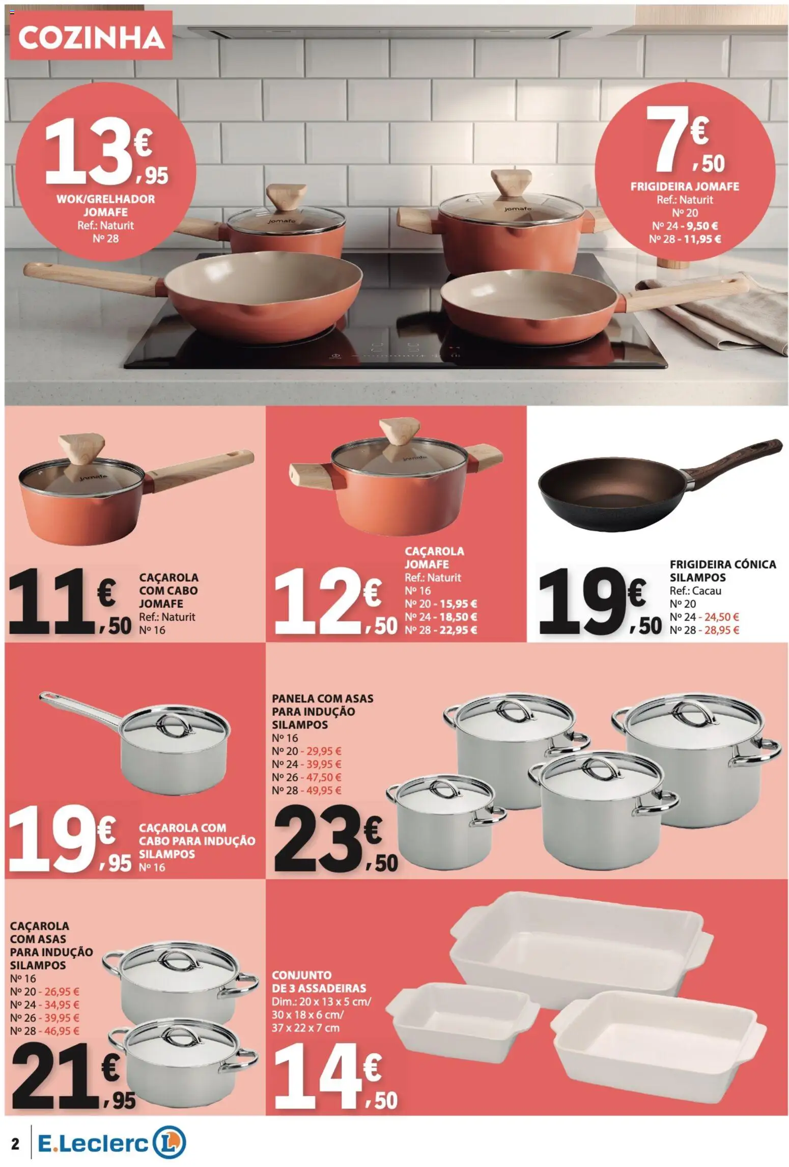 E.Leclerc - Folheto Não Alimentar │ válido de 10/09/2026 | Página: 2 | Produtos: Cabo, Frigideira, Panela