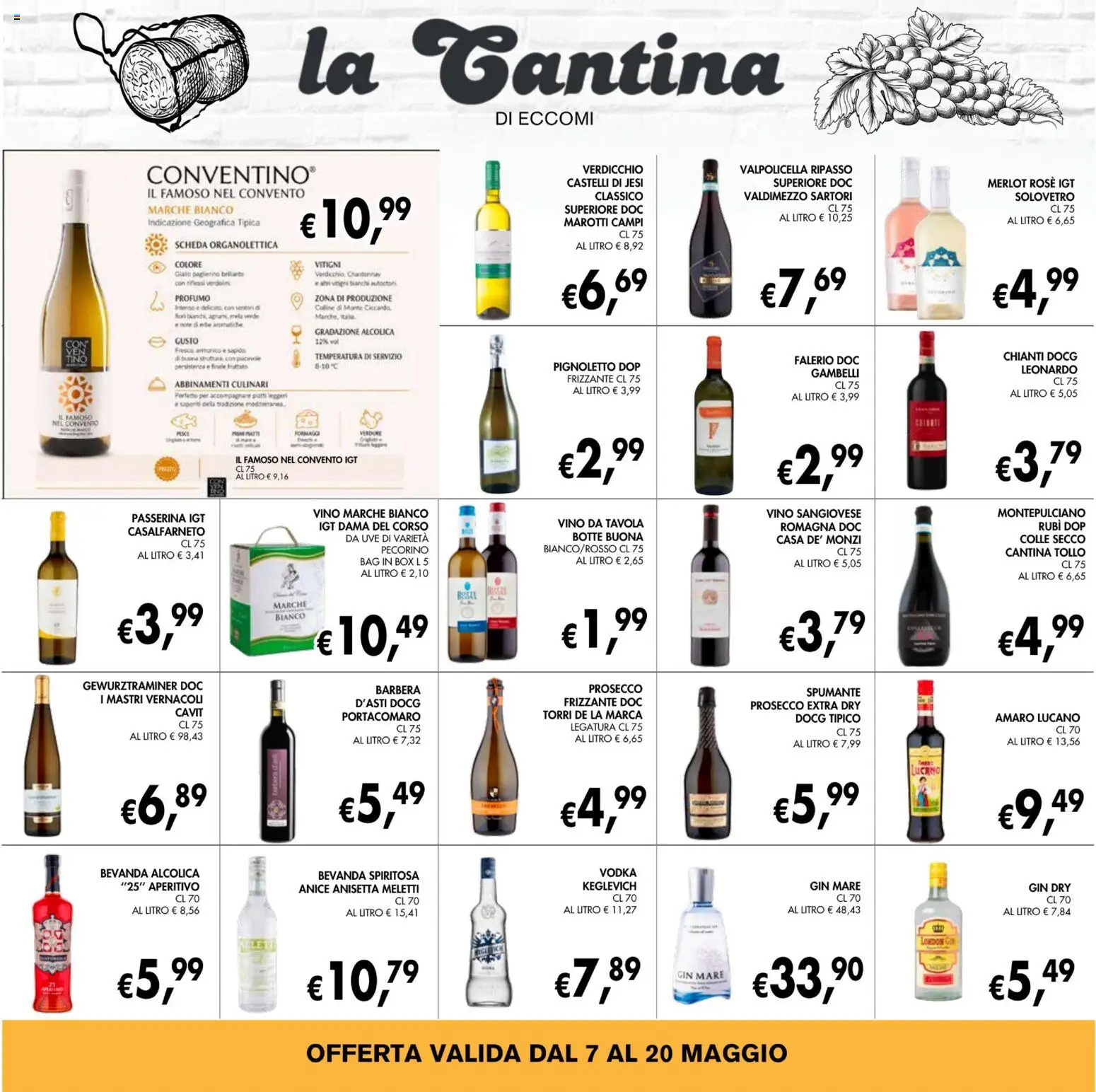 Volantino Coal del 07.05.2026 | Pagina: 22 | Prodotti: Gin, Spumante, Profumo, Aperitivo