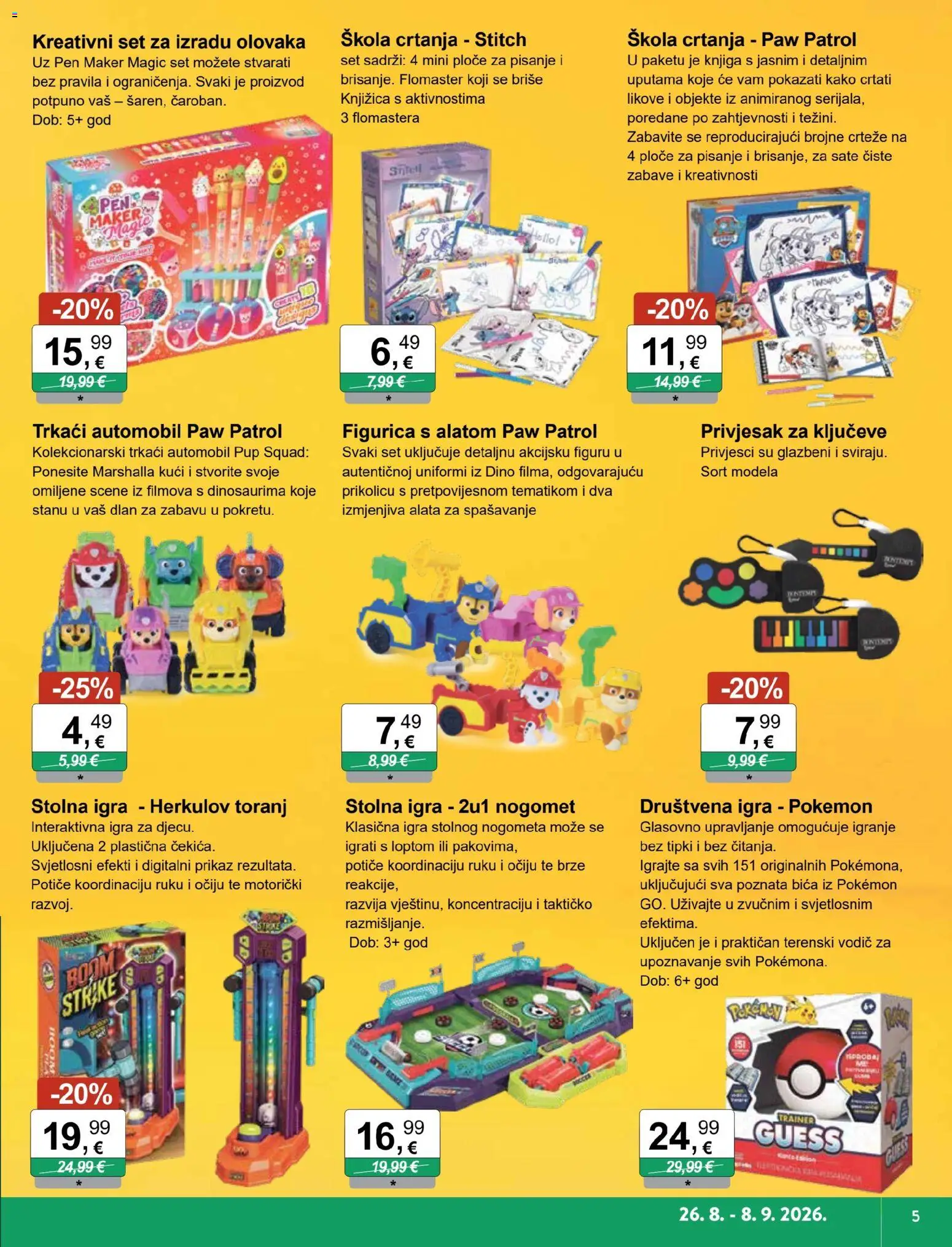 KTC katalog | vrijedi od 26.08.2026 | Stranica: 5 | Proizvodi: Knjiga, Igra