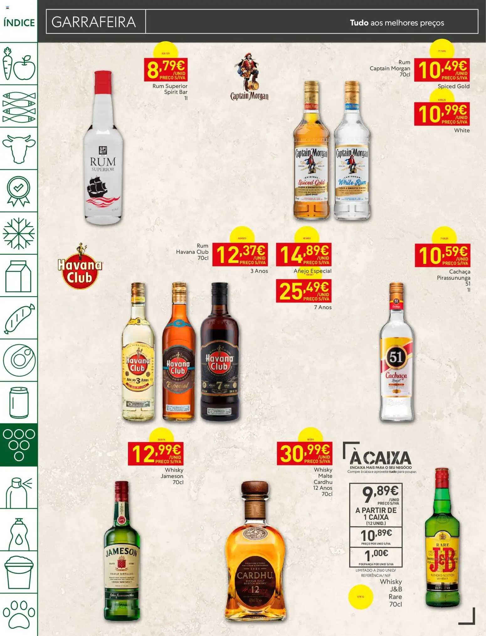 Recheio folheto Madeira │ válido de 15/09/2026 | Página: 30 | Produtos: Whisky, Havana, Rum, Caixa