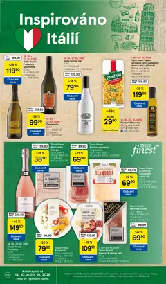 Náhled letáku Tesco Finest Scamorza mozzarella uzený sýr, 180 g od 14.10.2026 | Strana: 18