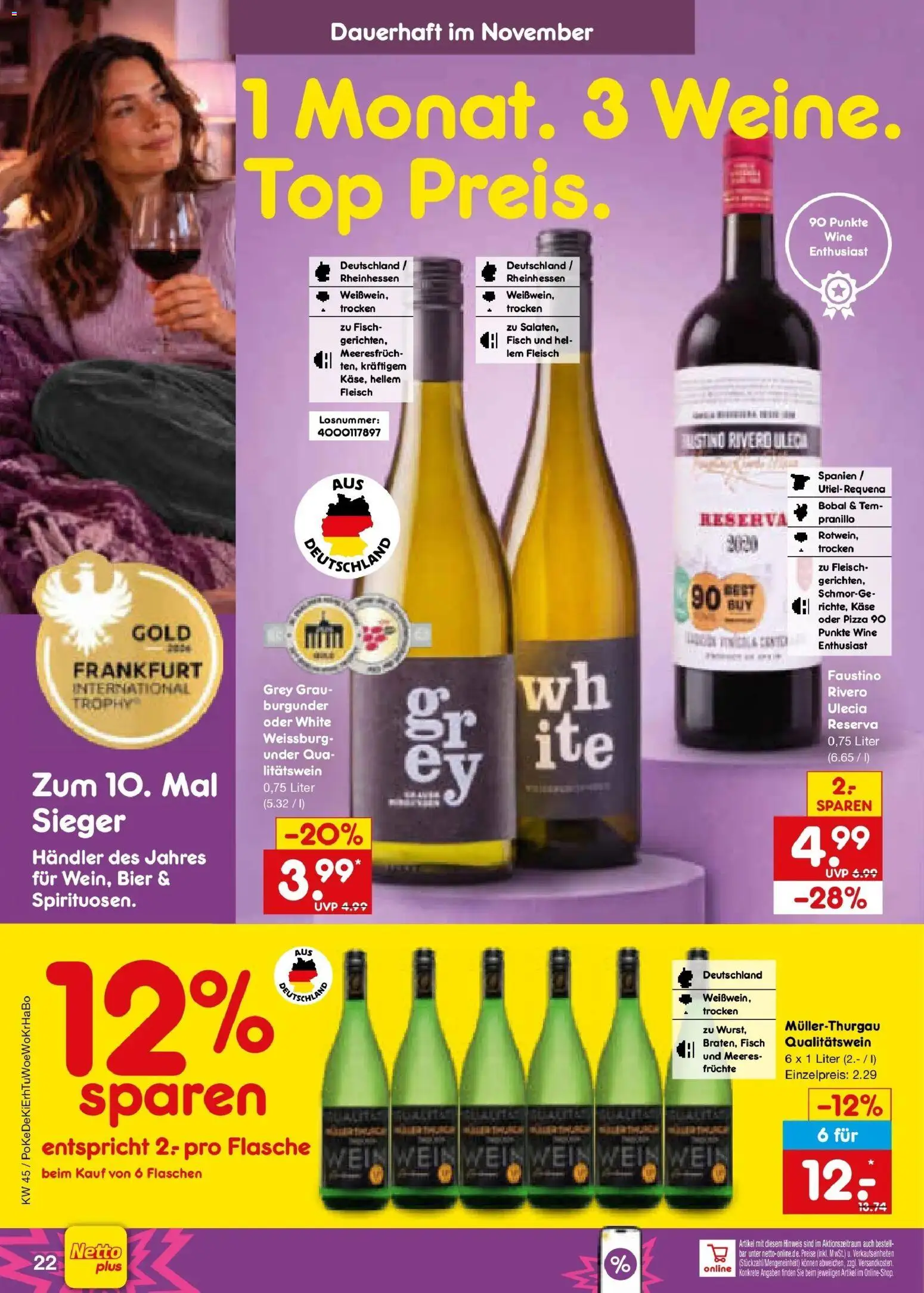 Netto Marken-Discount Prospekt Sindelfingen – gültig ab 02.11.2026 | Seite: 32 | Produkte: Top, Bier, Pizza, Fleisch