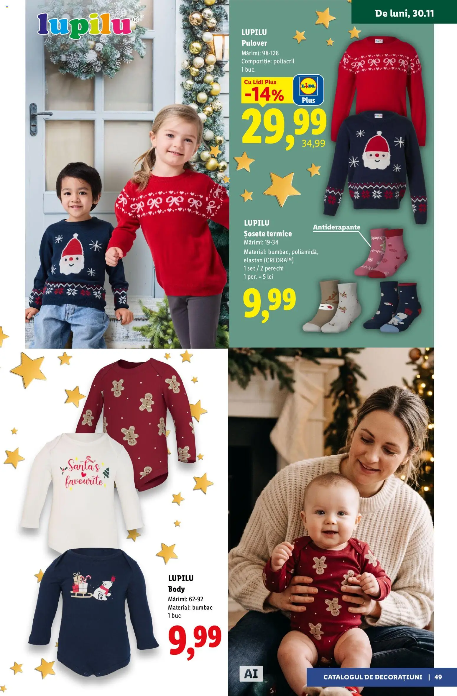 Noul catalog Lidl – valabil de la 05.11.2026 | Pagină: 49 | Produse: Sport, Pulover, Șosete, Plus