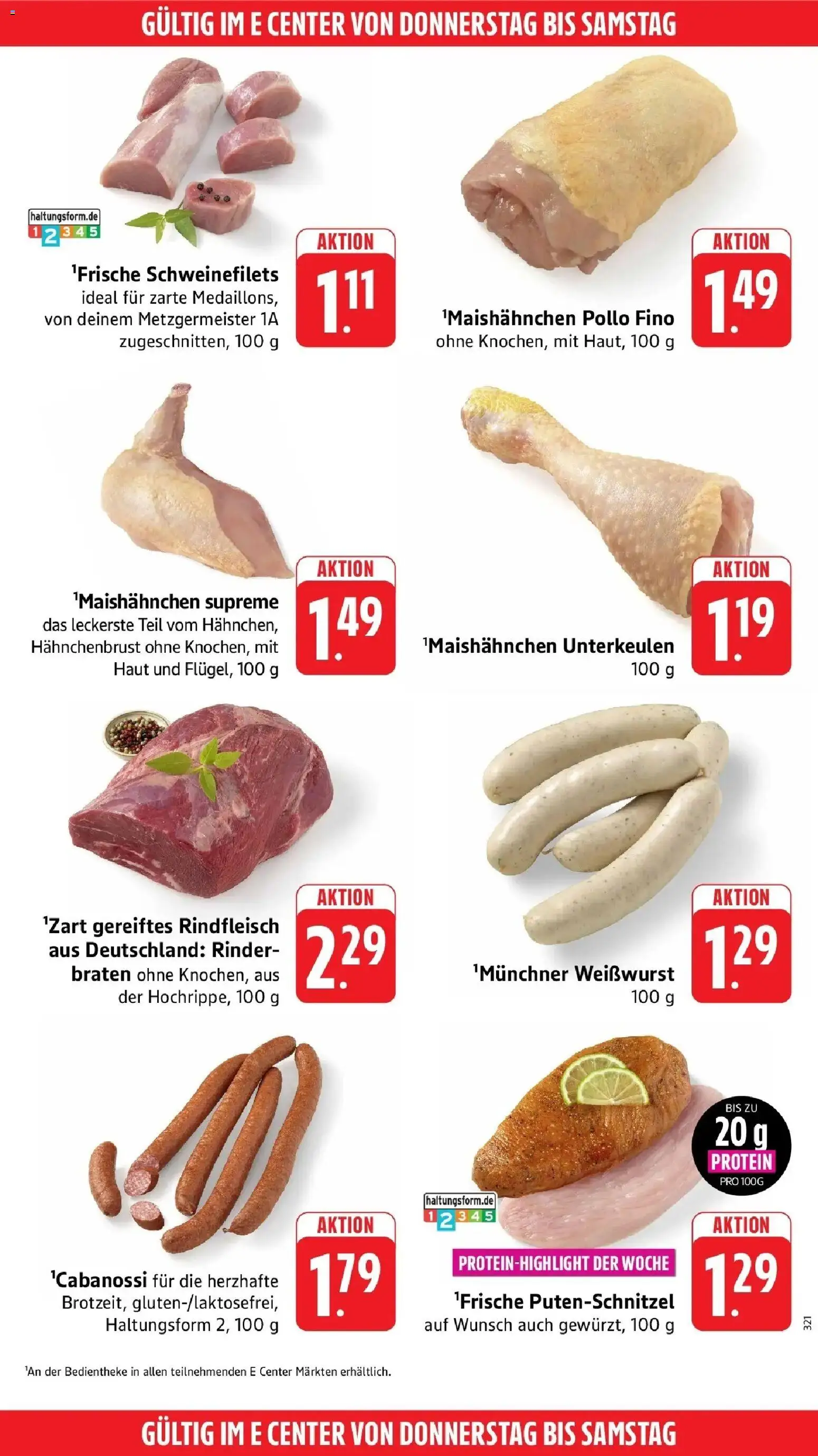 Edeka Prospekt Schweich (ab 12.10.2026) » Angebote Online | Seite: 52 | Produkte: Weißwurst, Putenschnitzel, Rindfleisch, Hahnchenbrust