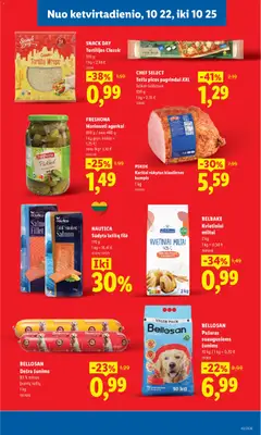 LIDL leidinys galioja nuo 2026.10.22 | Puslapis: 7 | Prekių: Agurkai, Kiaulienos, Kumpis, Dešra