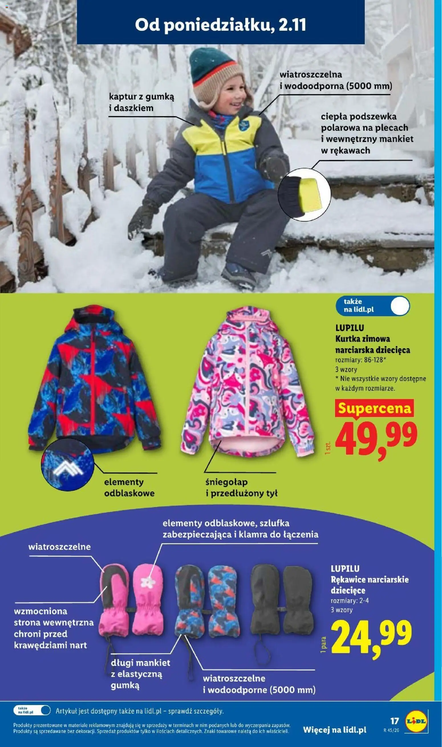 Lidl Katalog od 02.11.2026 | Strona: 21 | Produkty: Kurtka