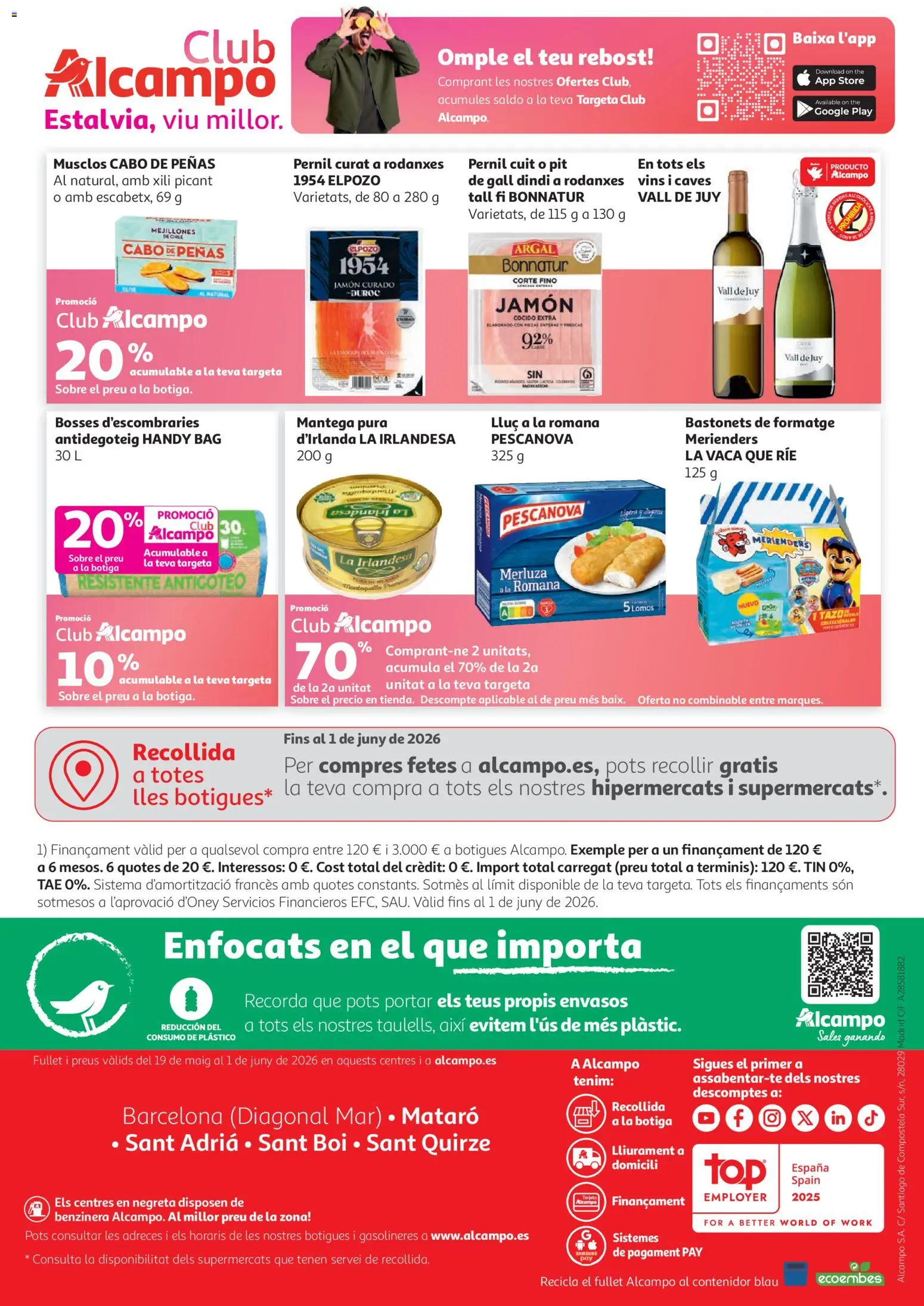 Alcampo HG Cat │ válido desde el 19.05.2026 | Página: 36 | Productos: Jamón, Jamón cocido