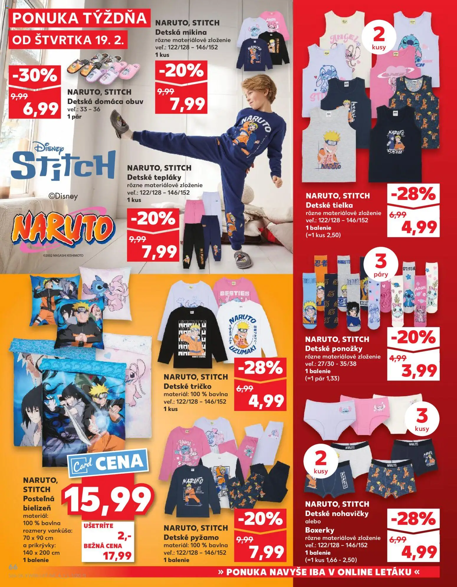 Kaufland SK akciós ujság - amely érvényes a következő dátumtól: 2026.02.19. | Oldal: 66