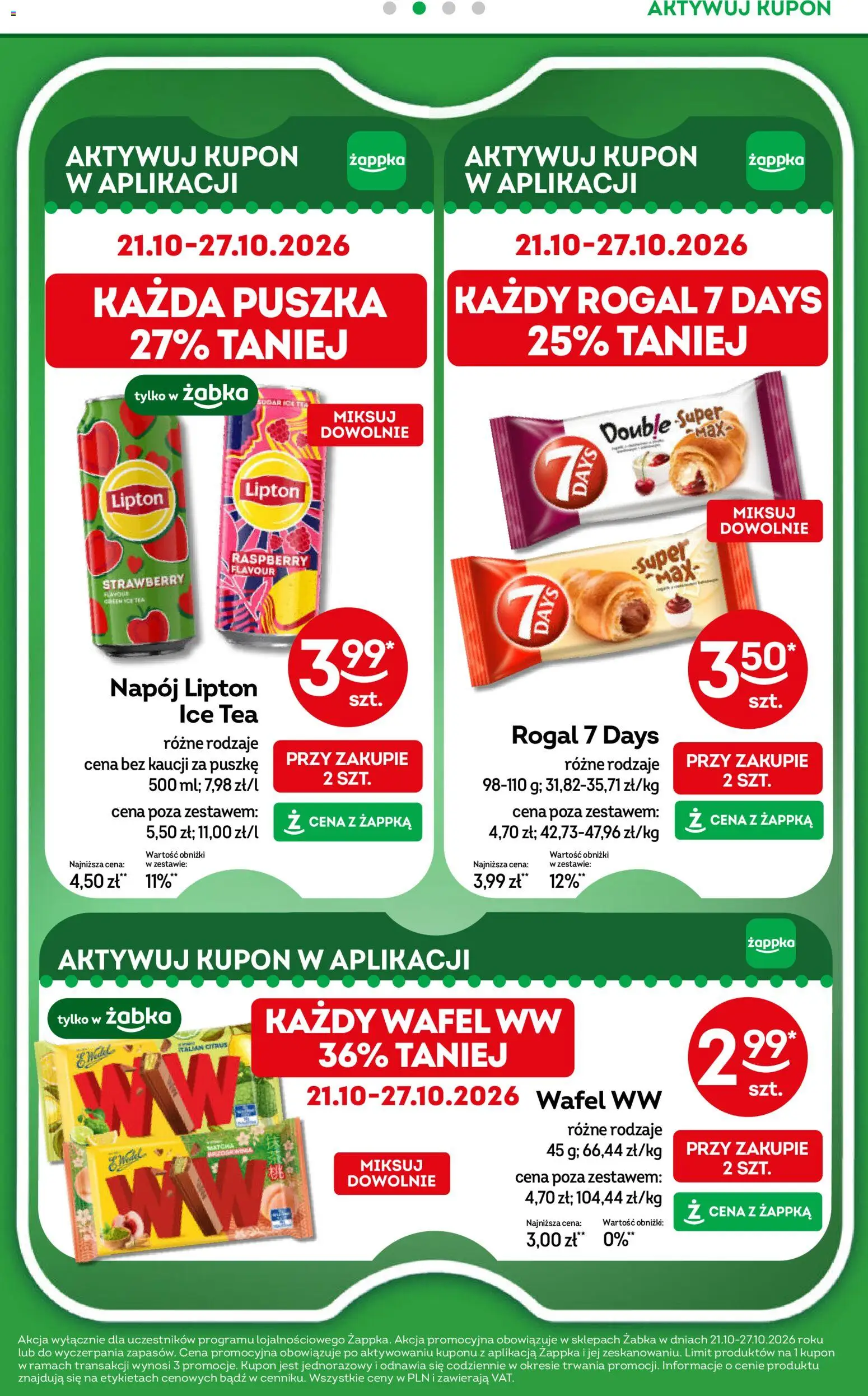 Żabka gazetka od 21.10.2026 | Strona: 31 | Produkty: Ice Tea