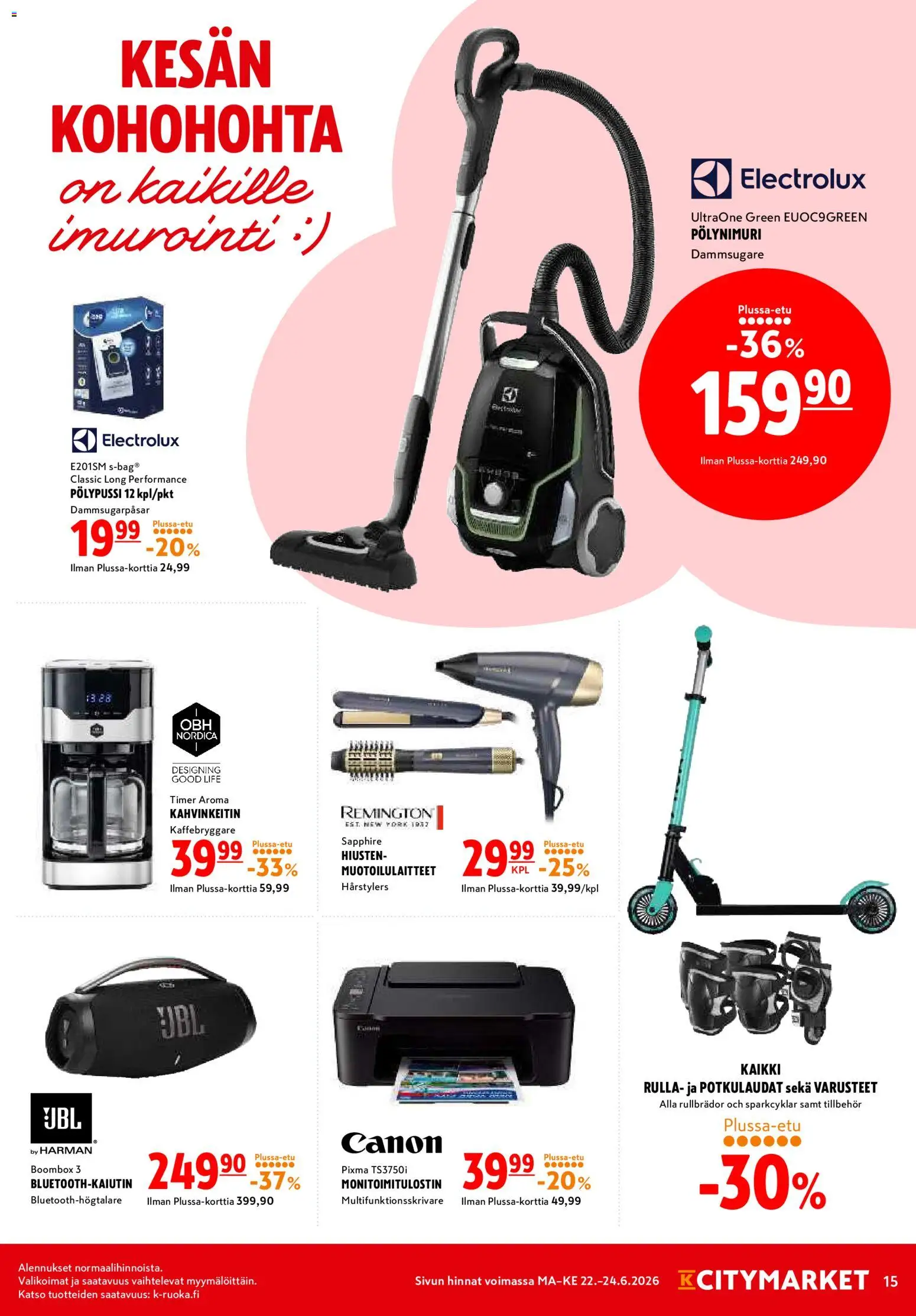 K-Citymarket tarjoukset – voimassa 22/06/2026 alkaen | Sivu: 15