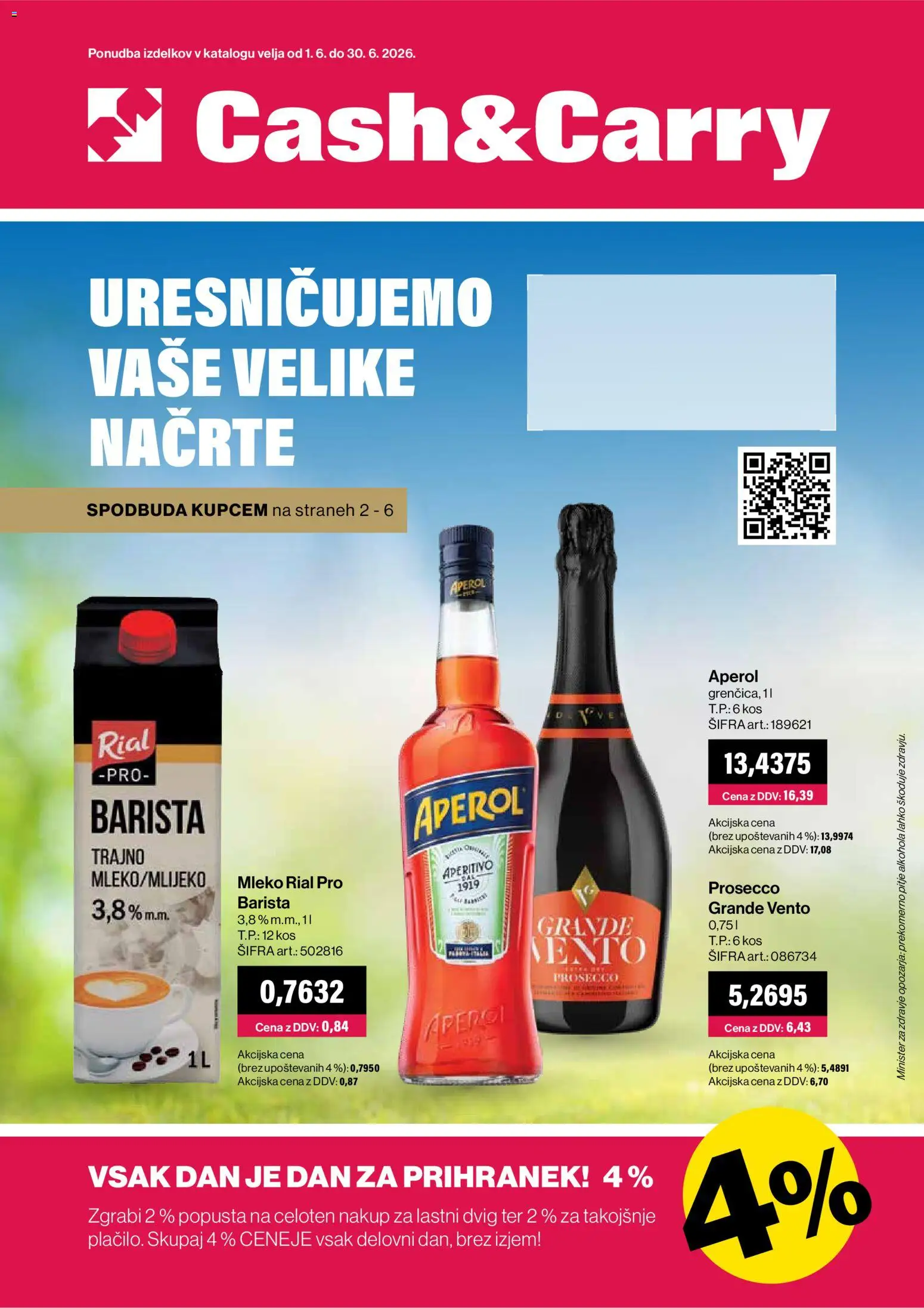 Novi Mercator katalog ponudbe – veljaven od 01.06.2026 | Stran: 1 | Izdelki: Kos, Mleko